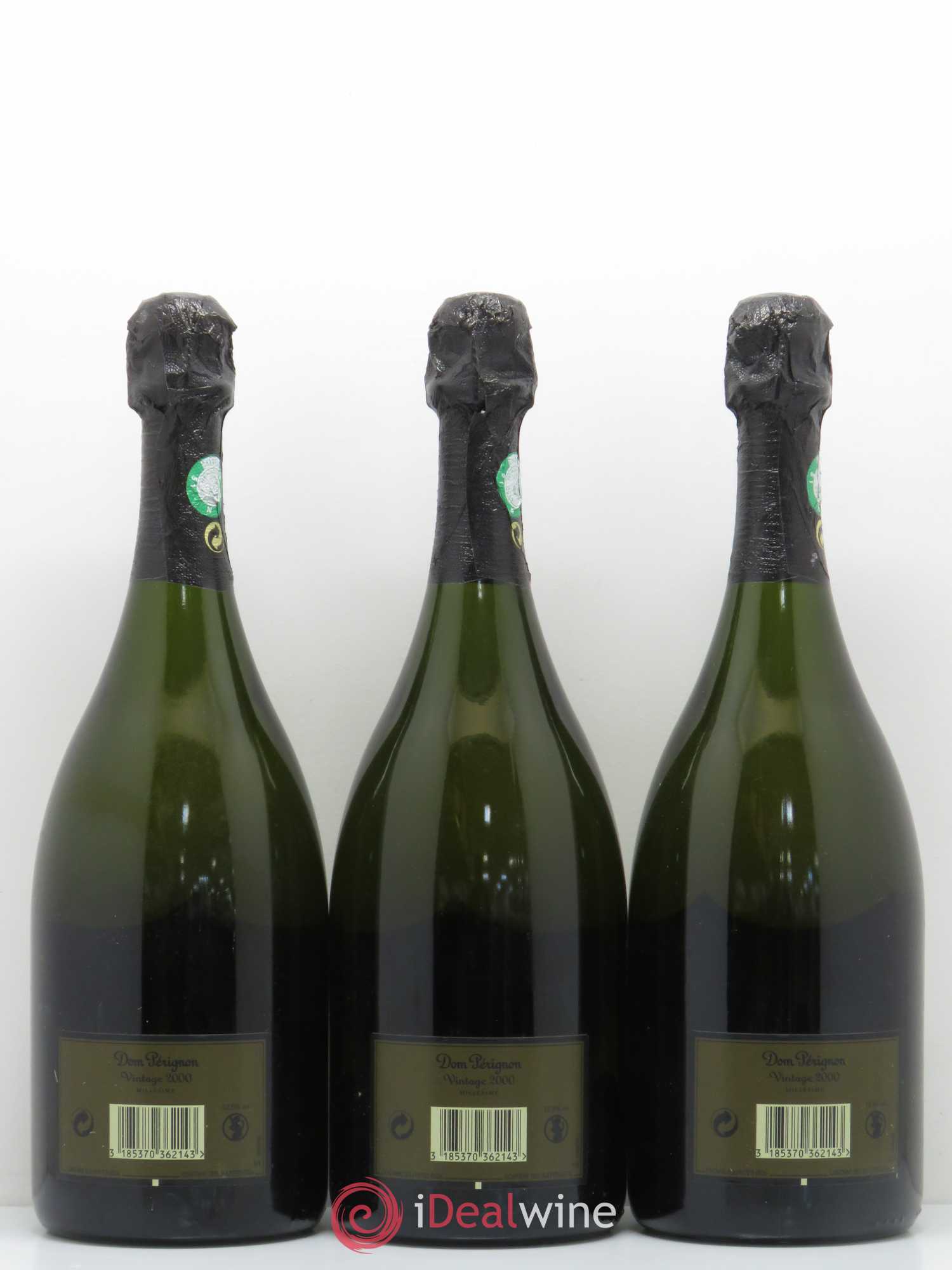 Brut Dom Pérignon 2000 - Lot de 3 bouteilles - 1