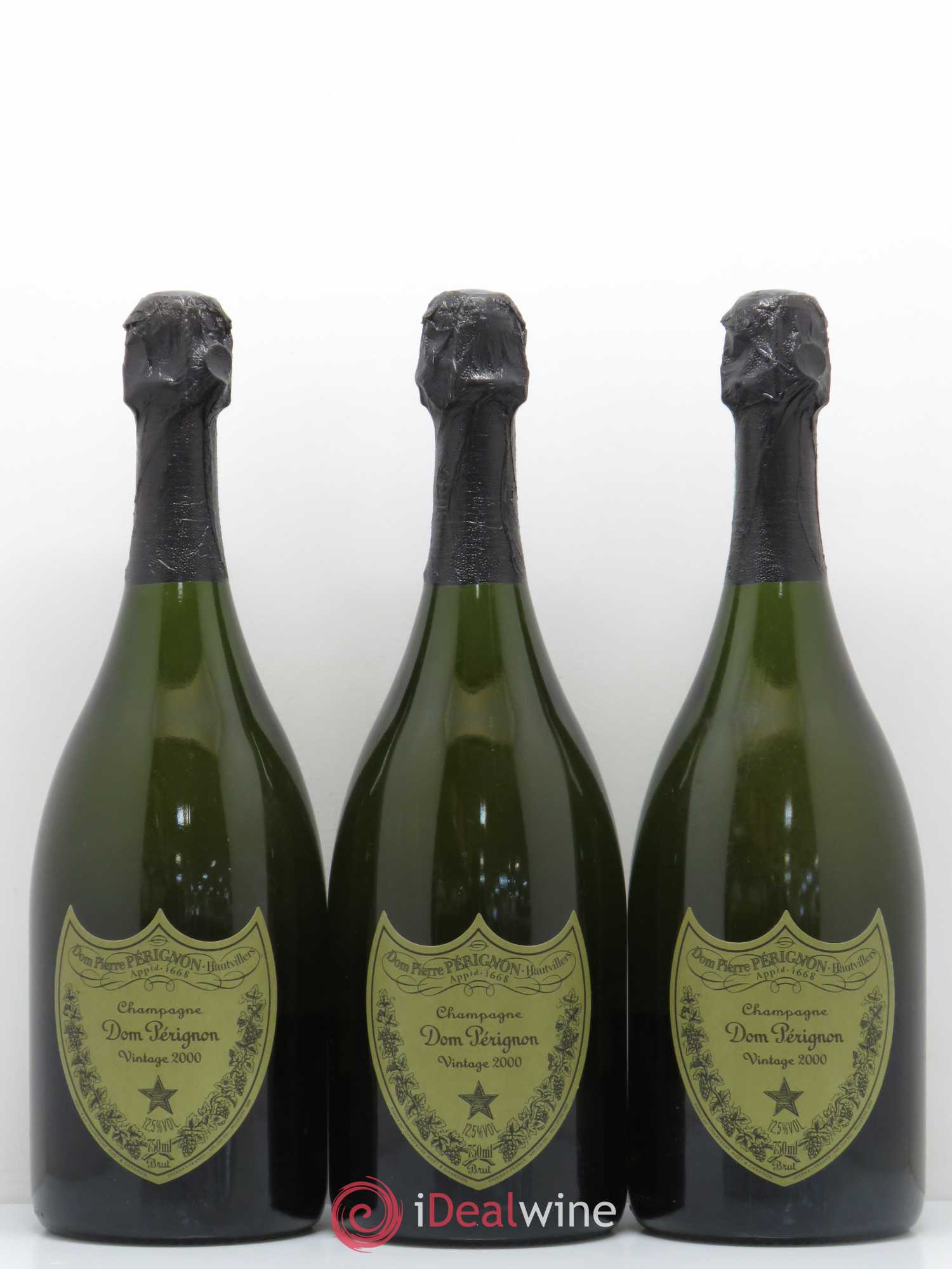 Brut Dom Pérignon 2000 - Lot de 3 bouteilles - 0