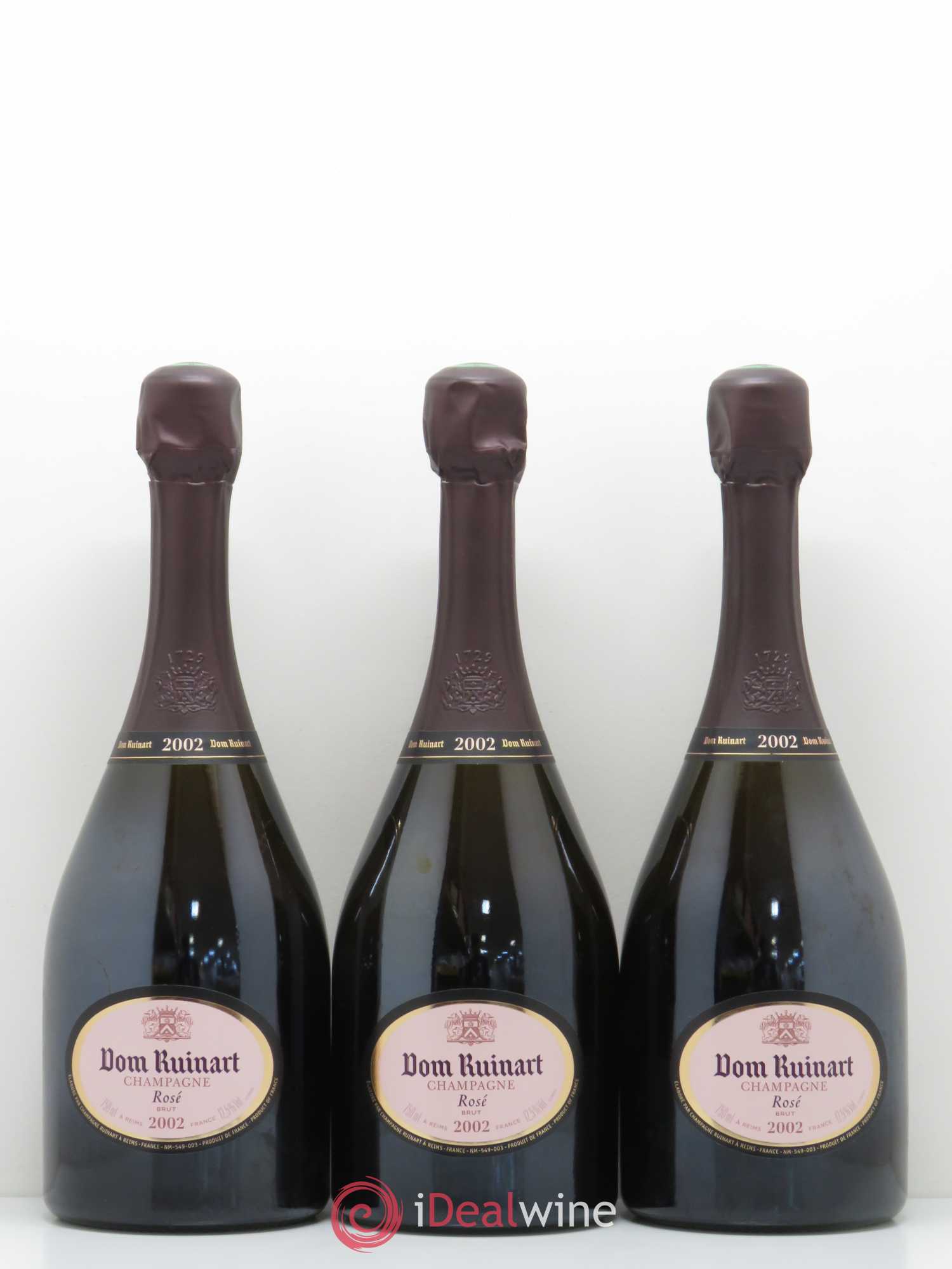 Dom Ruinart Brut Ruinart 2002 - Lot de 3 bouteilles - 0
