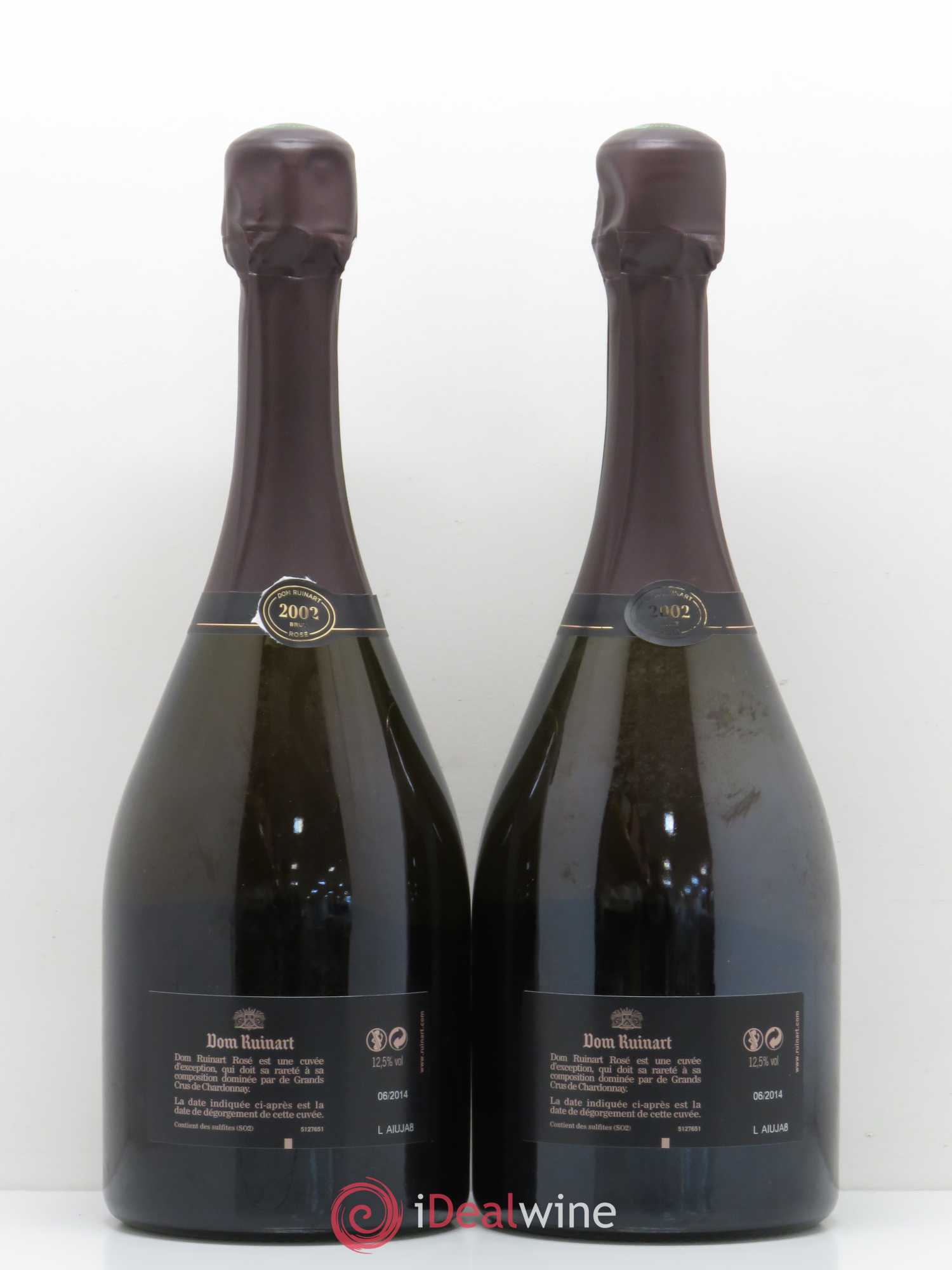 Dom Ruinart Brut Ruinart 2002 - Lot of 2 bottles - 1