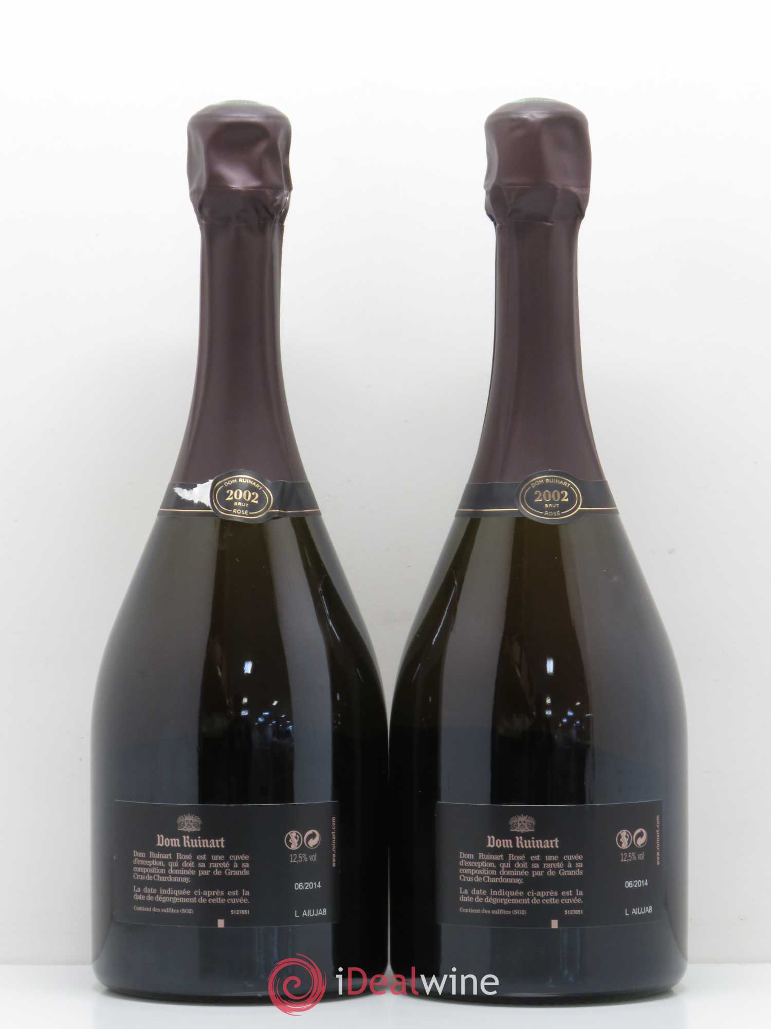 Dom Ruinart Brut Ruinart 2002 - Lot de 2 bouteilles - 1