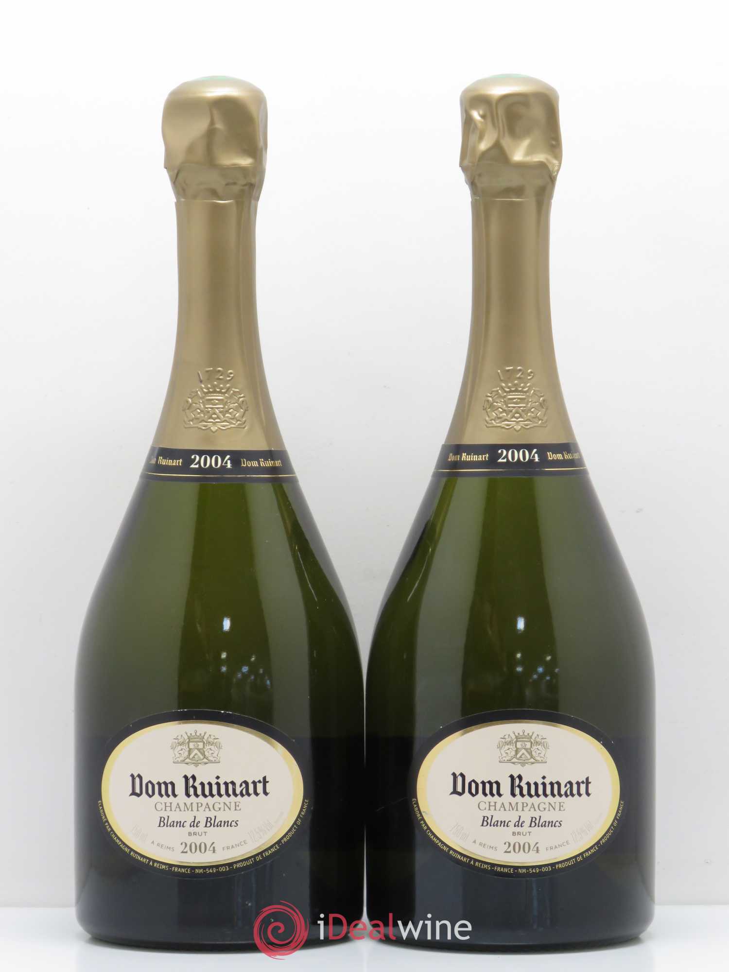 Dom Ruinart Brut Ruinart 2004 - Lot de 2 bouteilles - 0