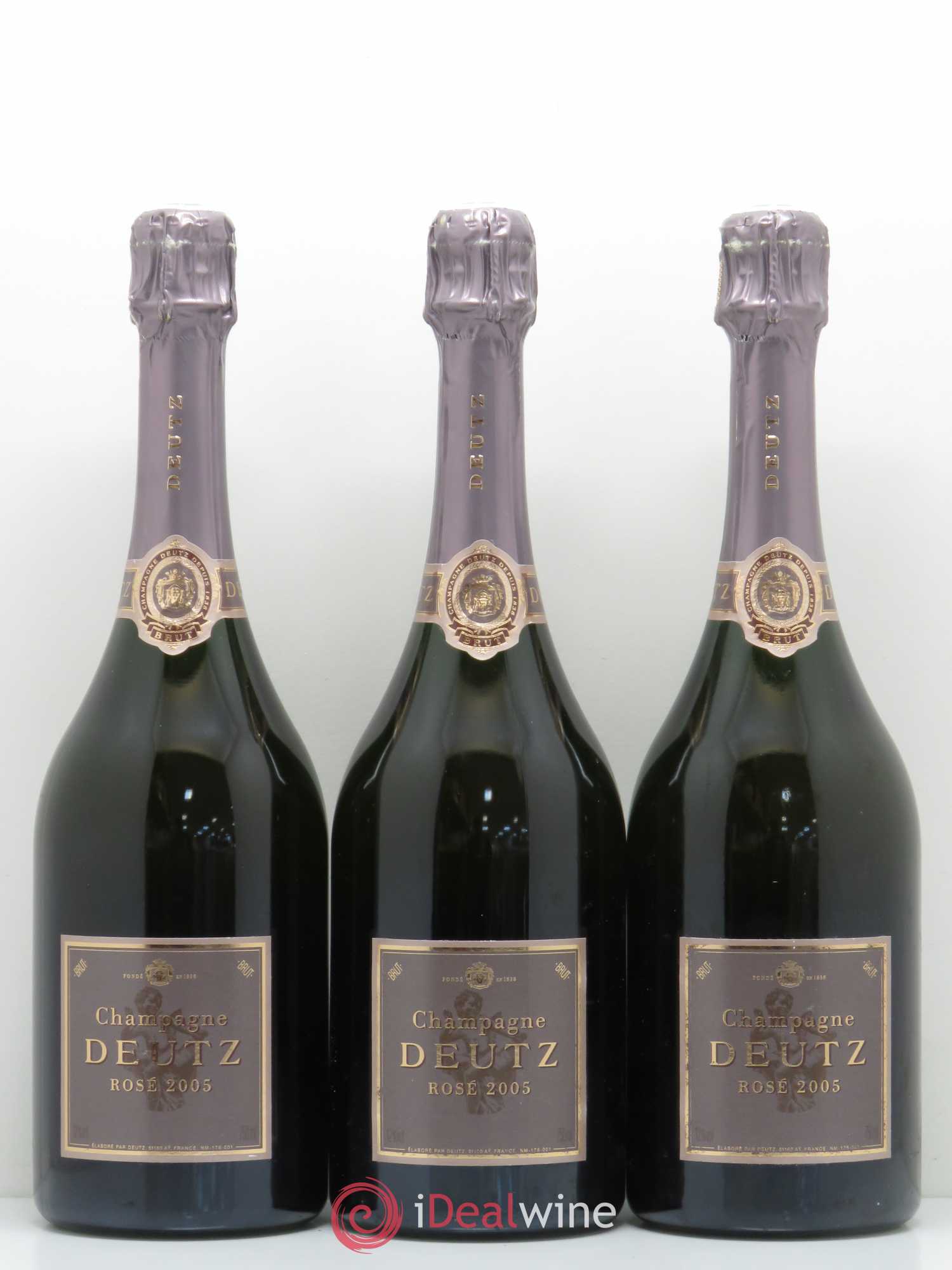 Rosé Deutz 2005 - Lot de 3 bouteilles - 0