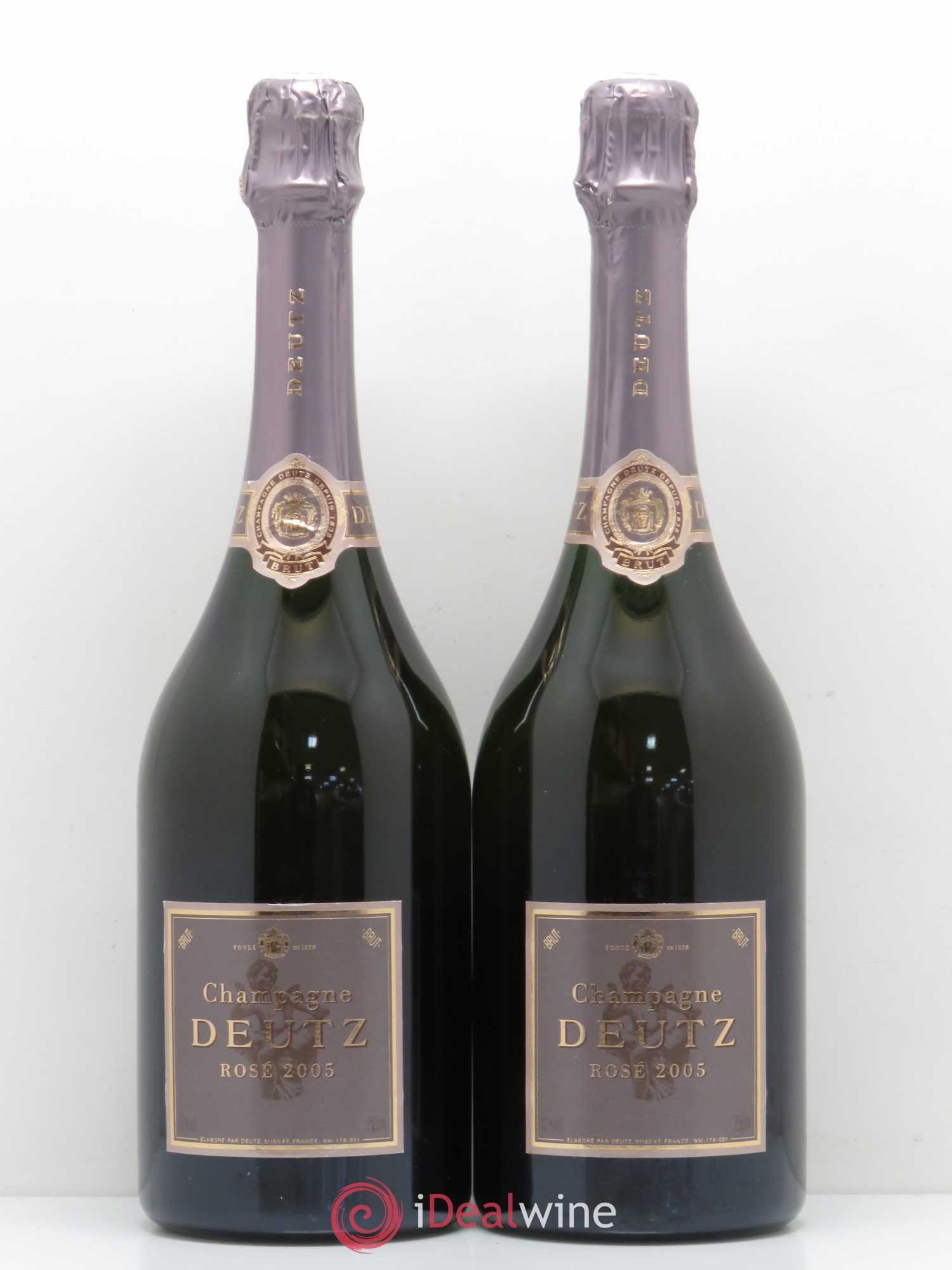 Rosé Deutz 2005 - Lot de 2 bouteilles - 0