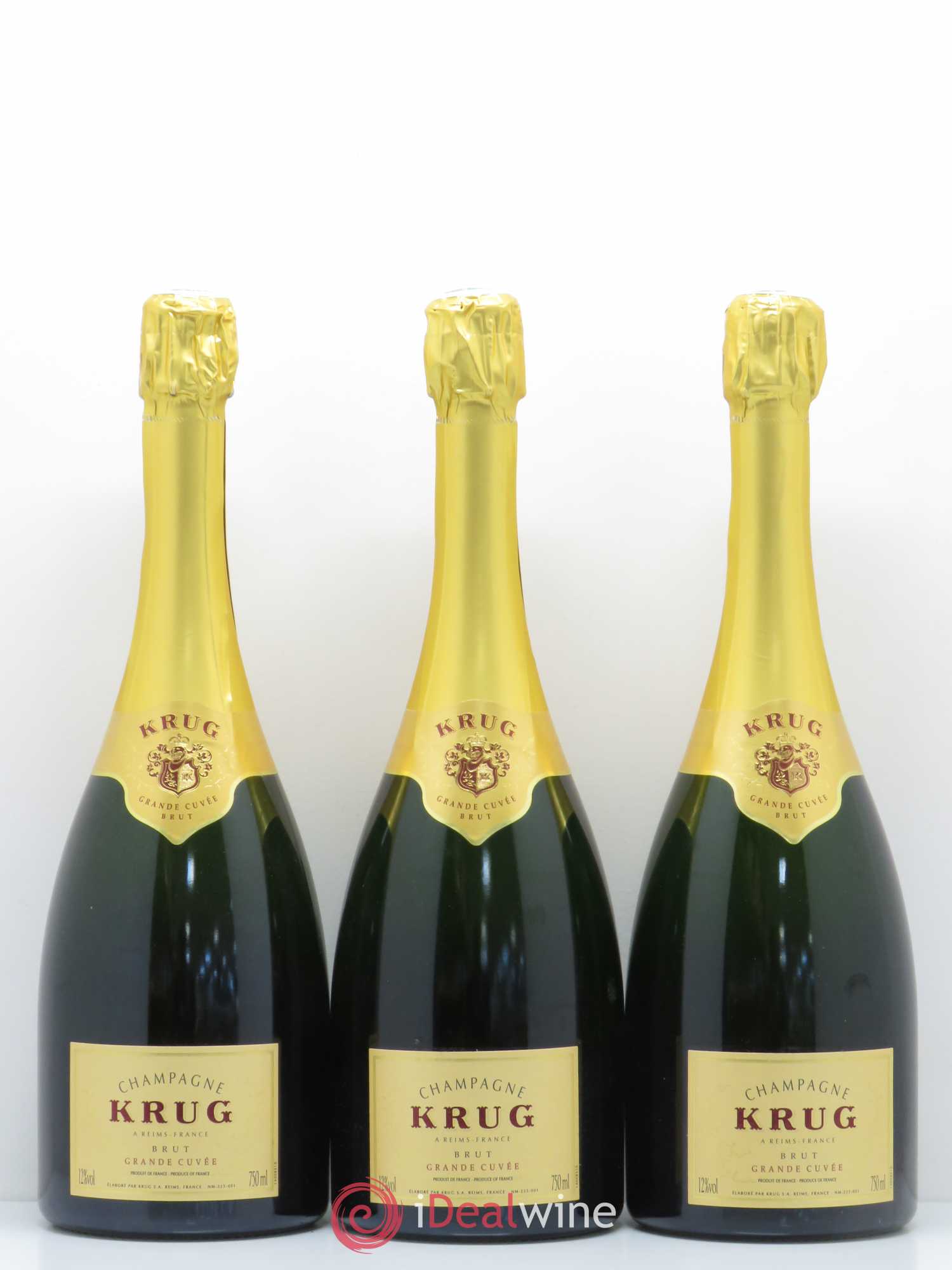 Grande Cuvée Brut Krug - Lot de 3 bouteilles - 0