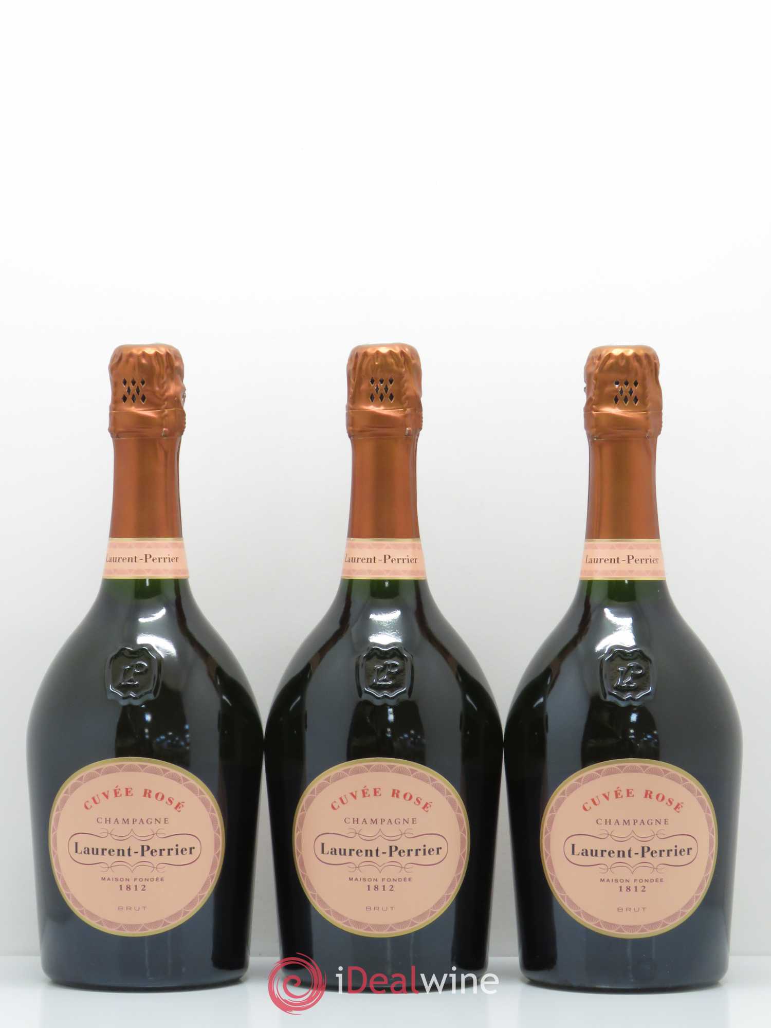 Champagne - Laurent Perrier Rosé - Lot de 3 bouteilles - 0