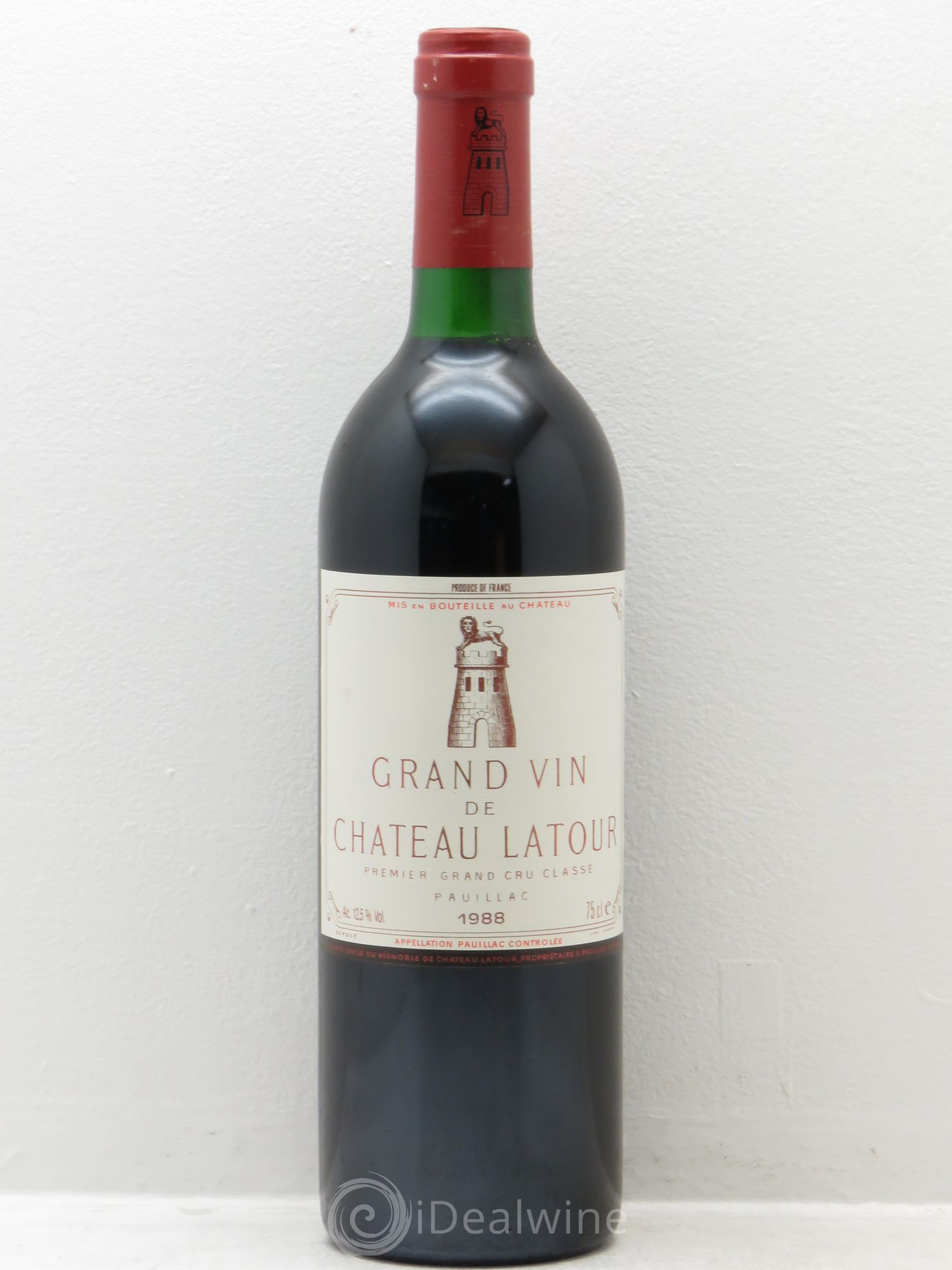 Château Latour 1er Grand Cru Classé 1988 - Lot de 1 bouteille - 0