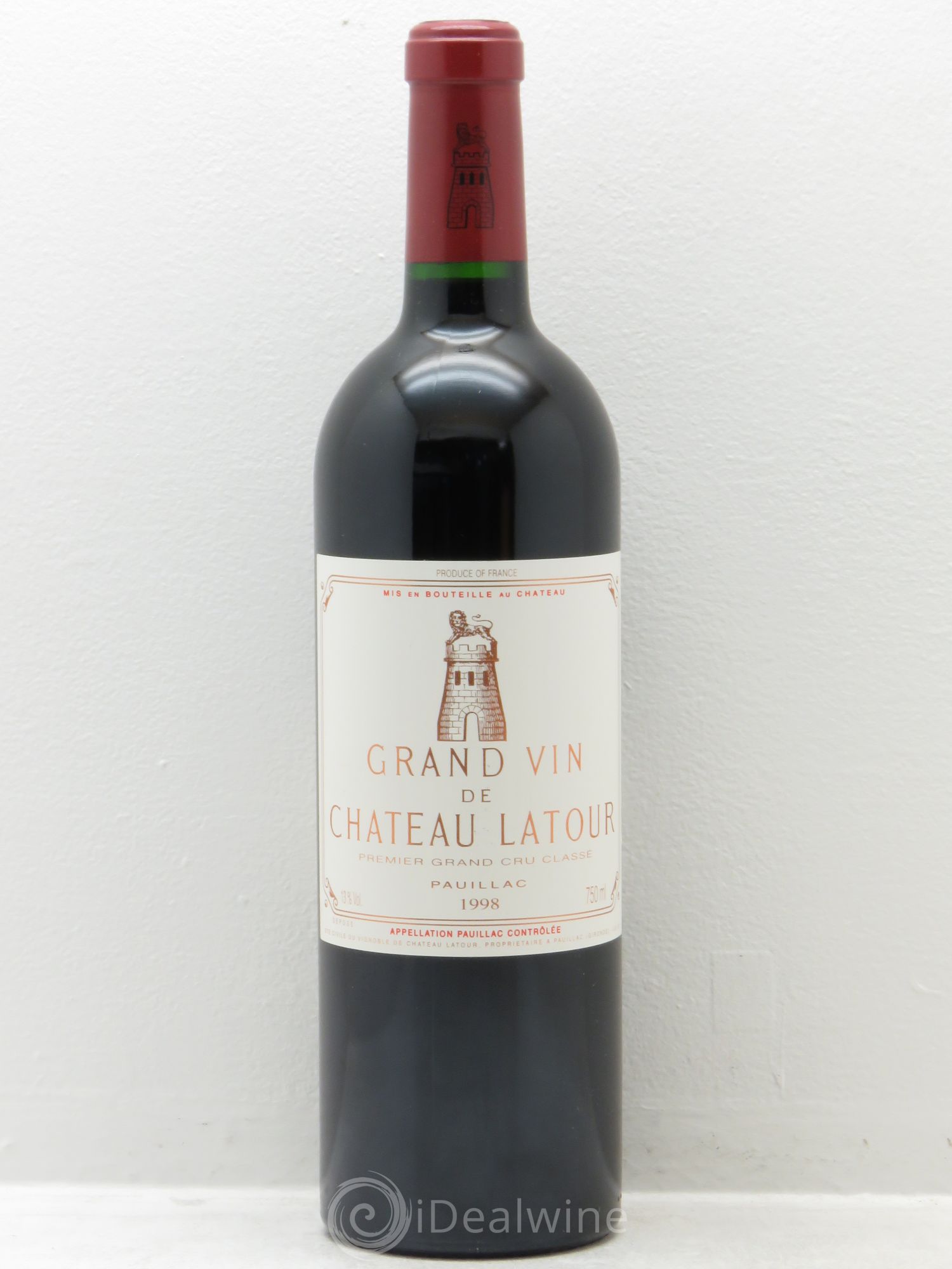 Château Latour 1er Grand Cru Classé 1998 - Lot de 1 bouteille - 0