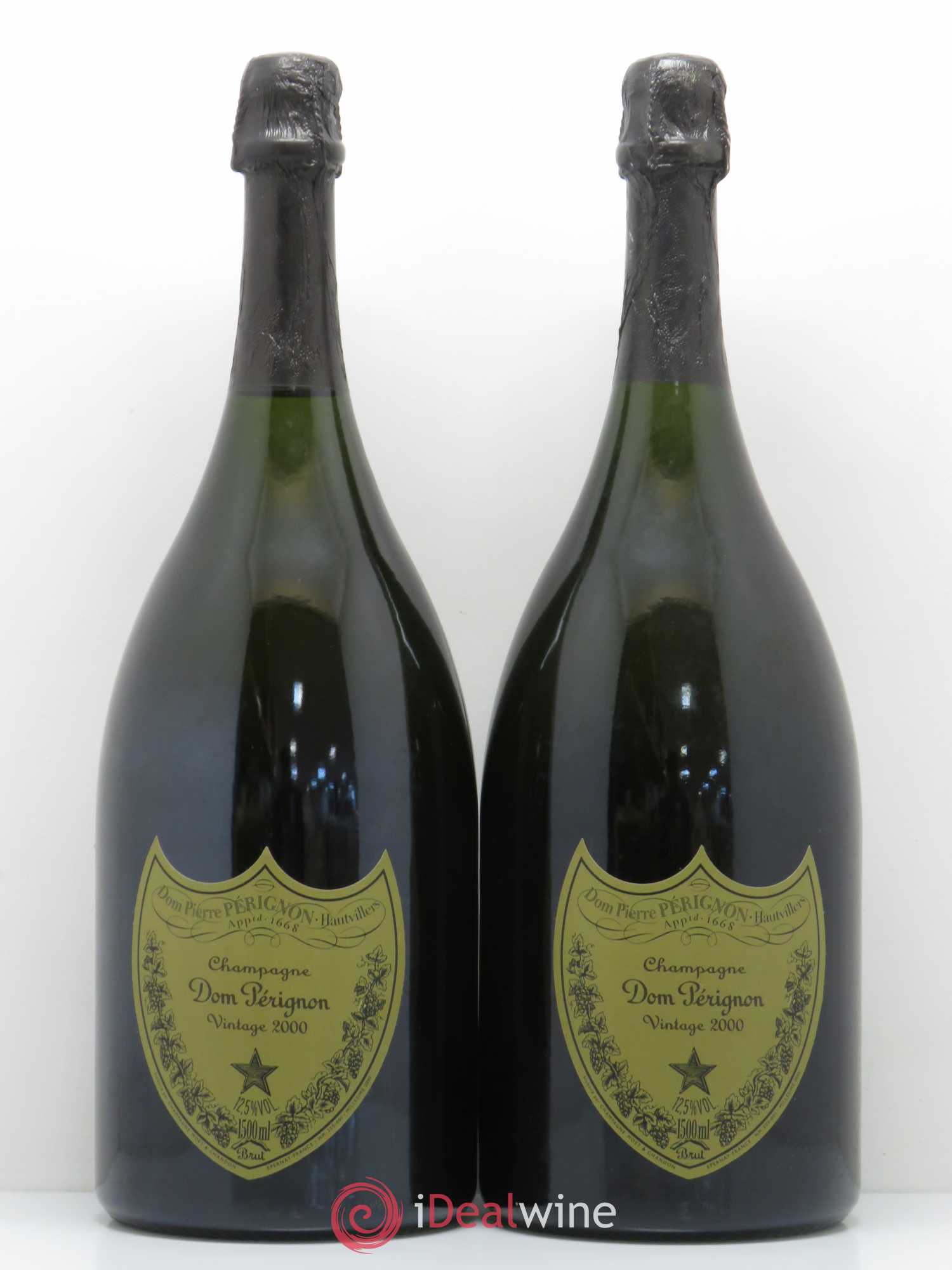 Brut Dom Pérignon 2000 - Lot de 2 magnums - 0