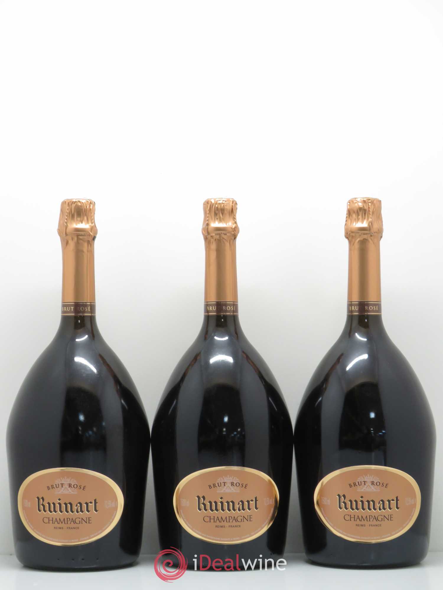Brut Rosé Ruinart - Lot de 3 magnums - 0