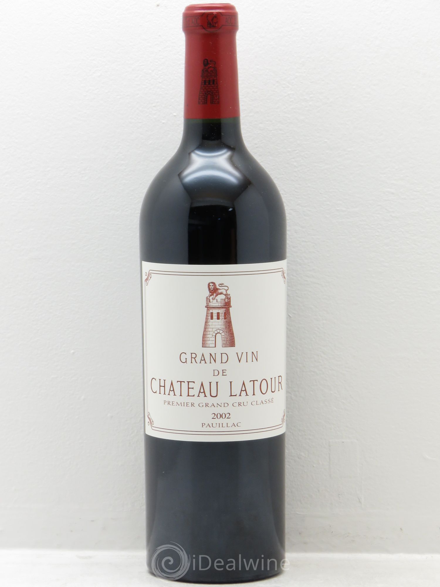 Château Latour 1er Grand Cru Classé 2002 - Lot de 1 bouteille - 0