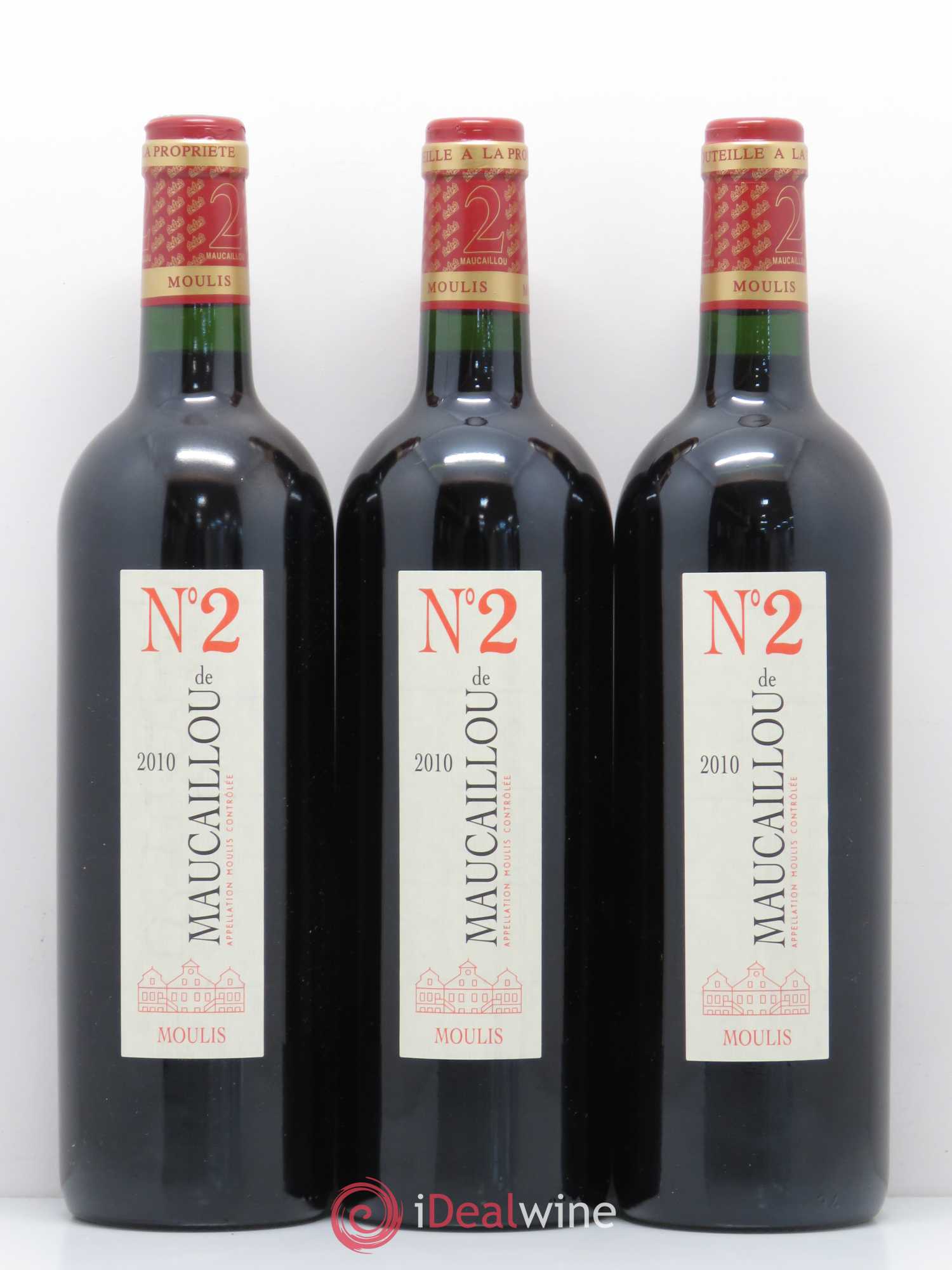 Moulis en Médoc Numéro 2 de Maucaillou 2010 - Lot de 12 bouteilles - 2