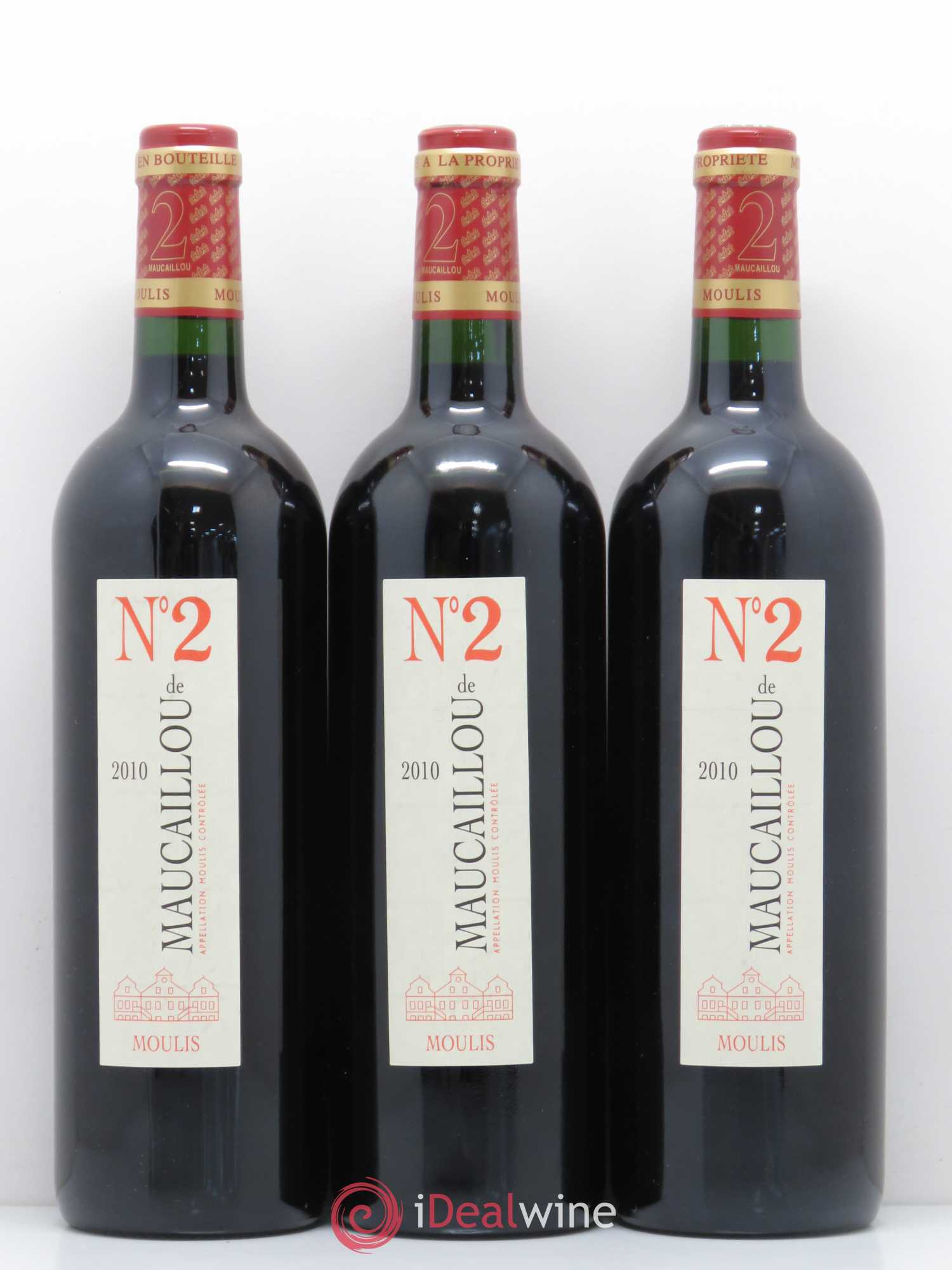 Moulis en Médoc Numéro 2 de Maucaillou 2010 - Lot de 12 bouteilles - 4