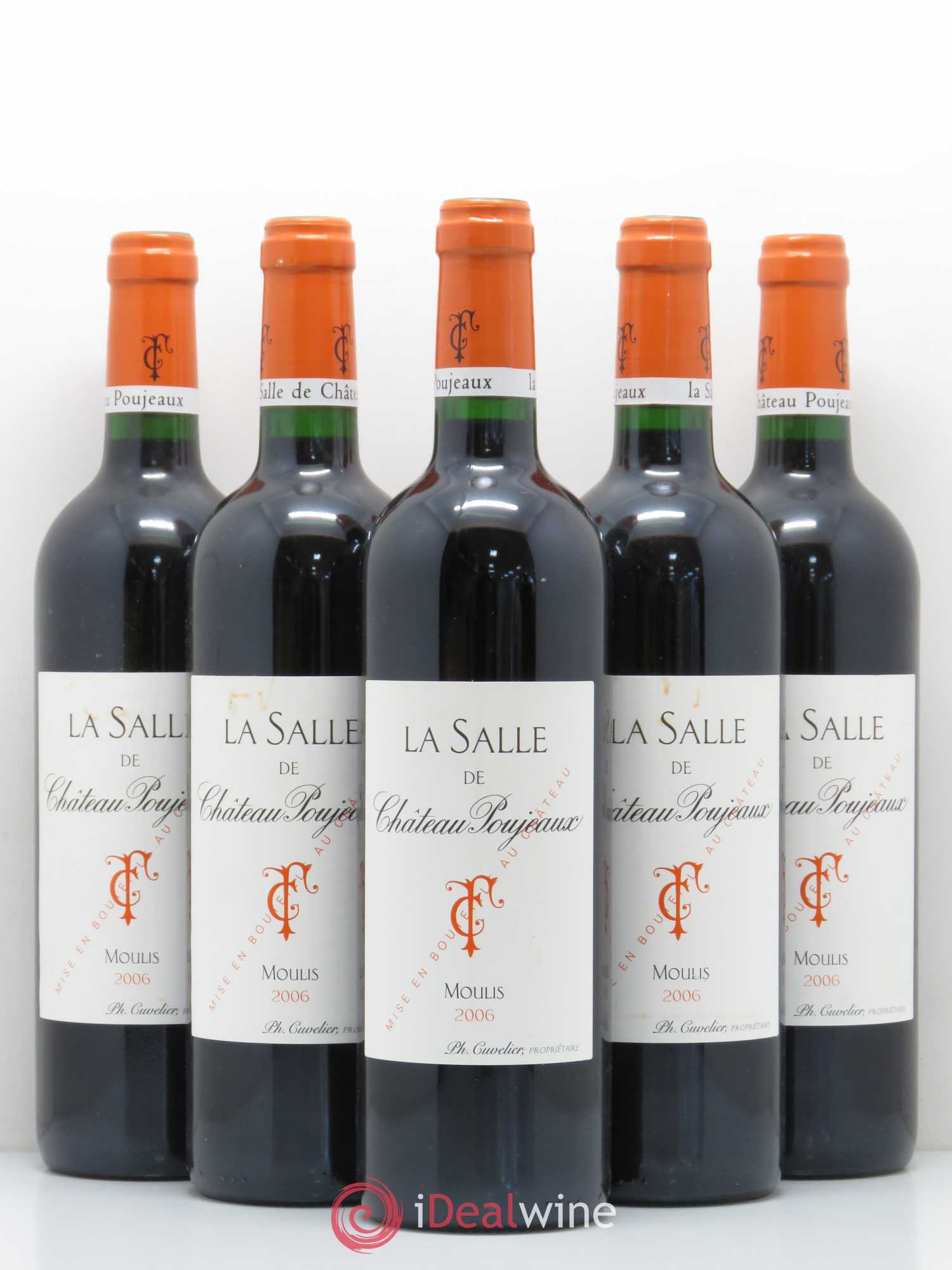 Moulis en Médoc La Salle de Château Poujeaux 2006 - Lot de 5 bouteilles - 0