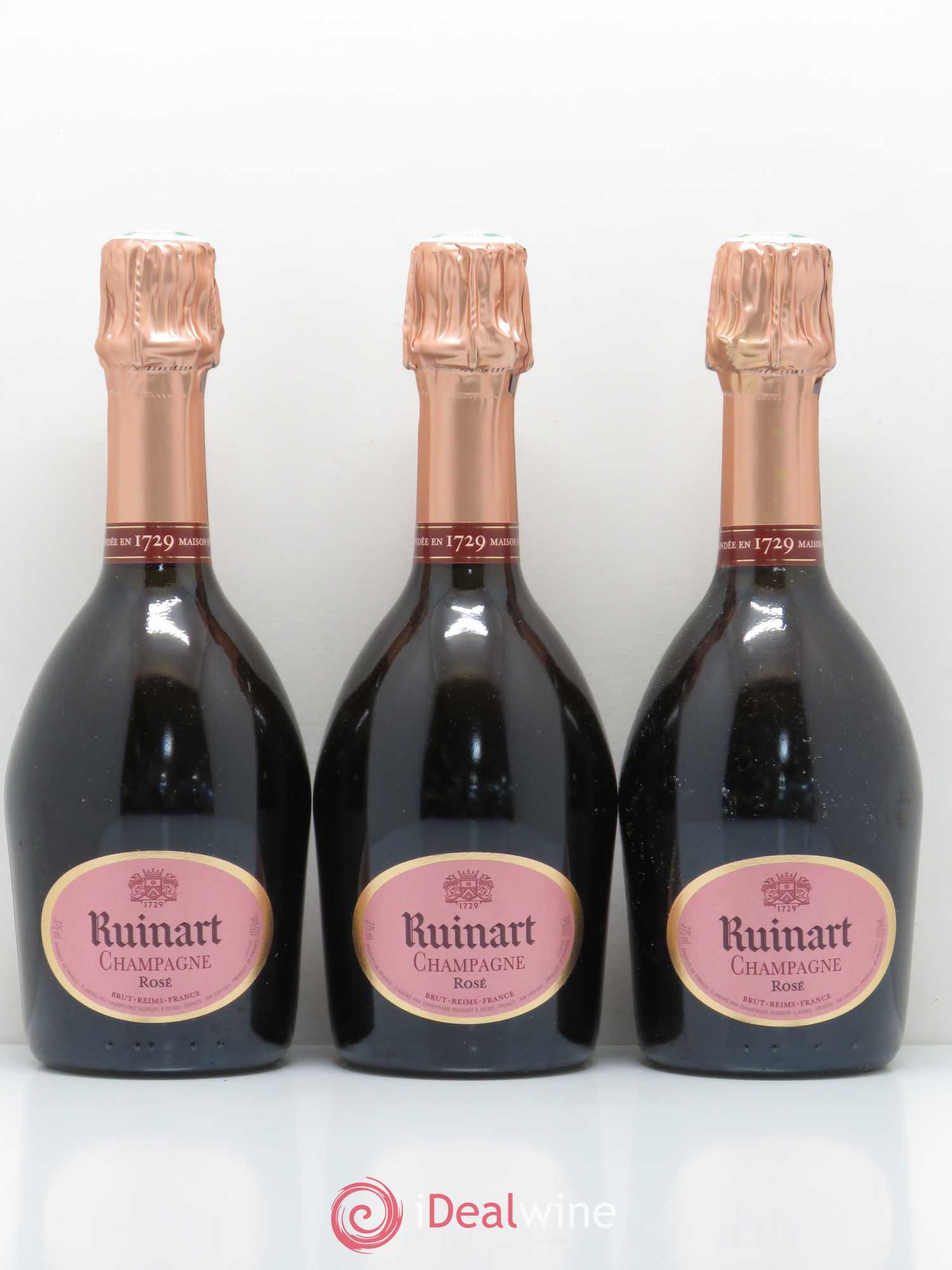 Brut Rosé Ruinart - Lot de 6 demi bouteilles - 1
