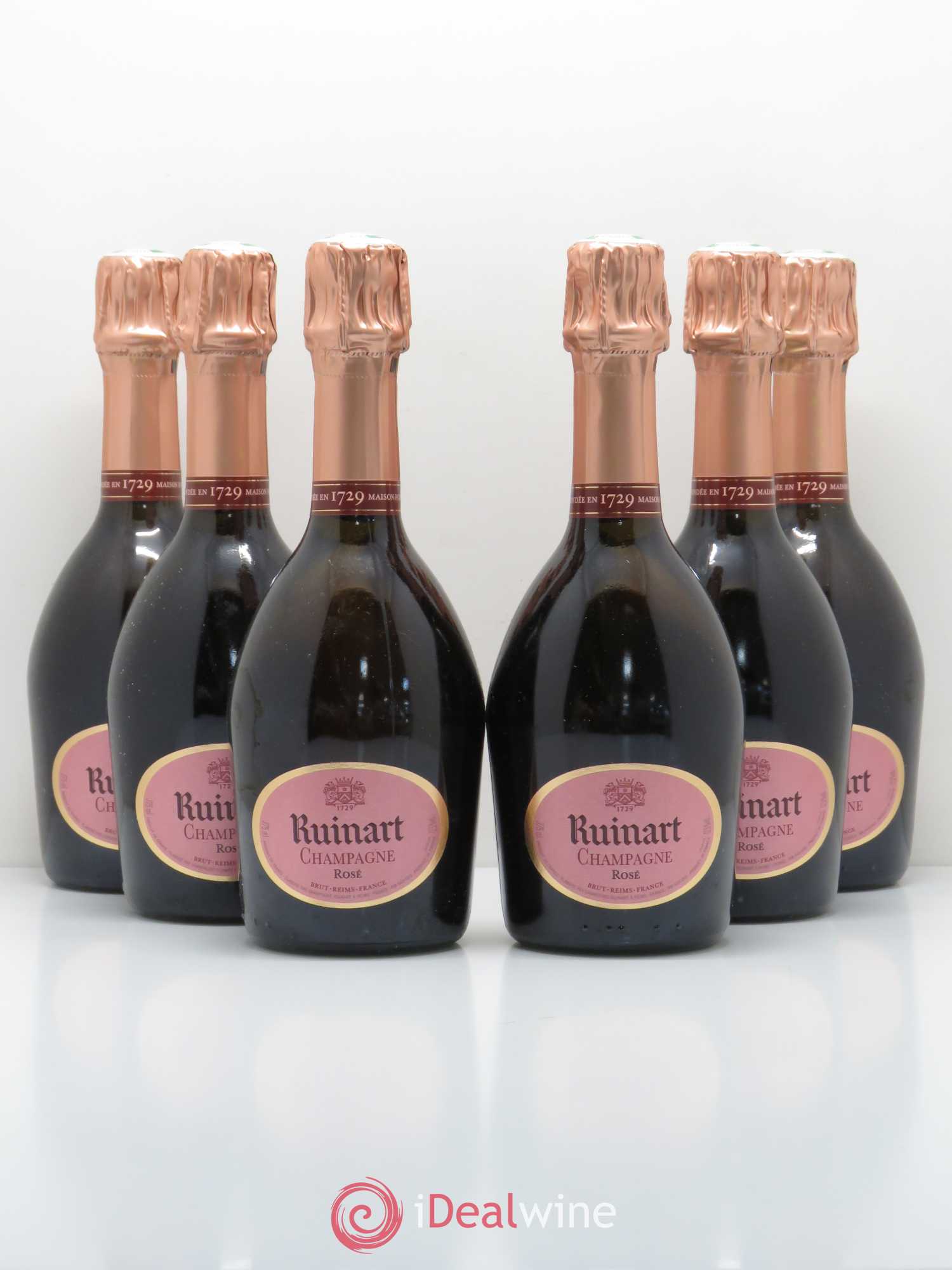 Brut Rosé Ruinart - Lot de 6 demi bouteilles - 0