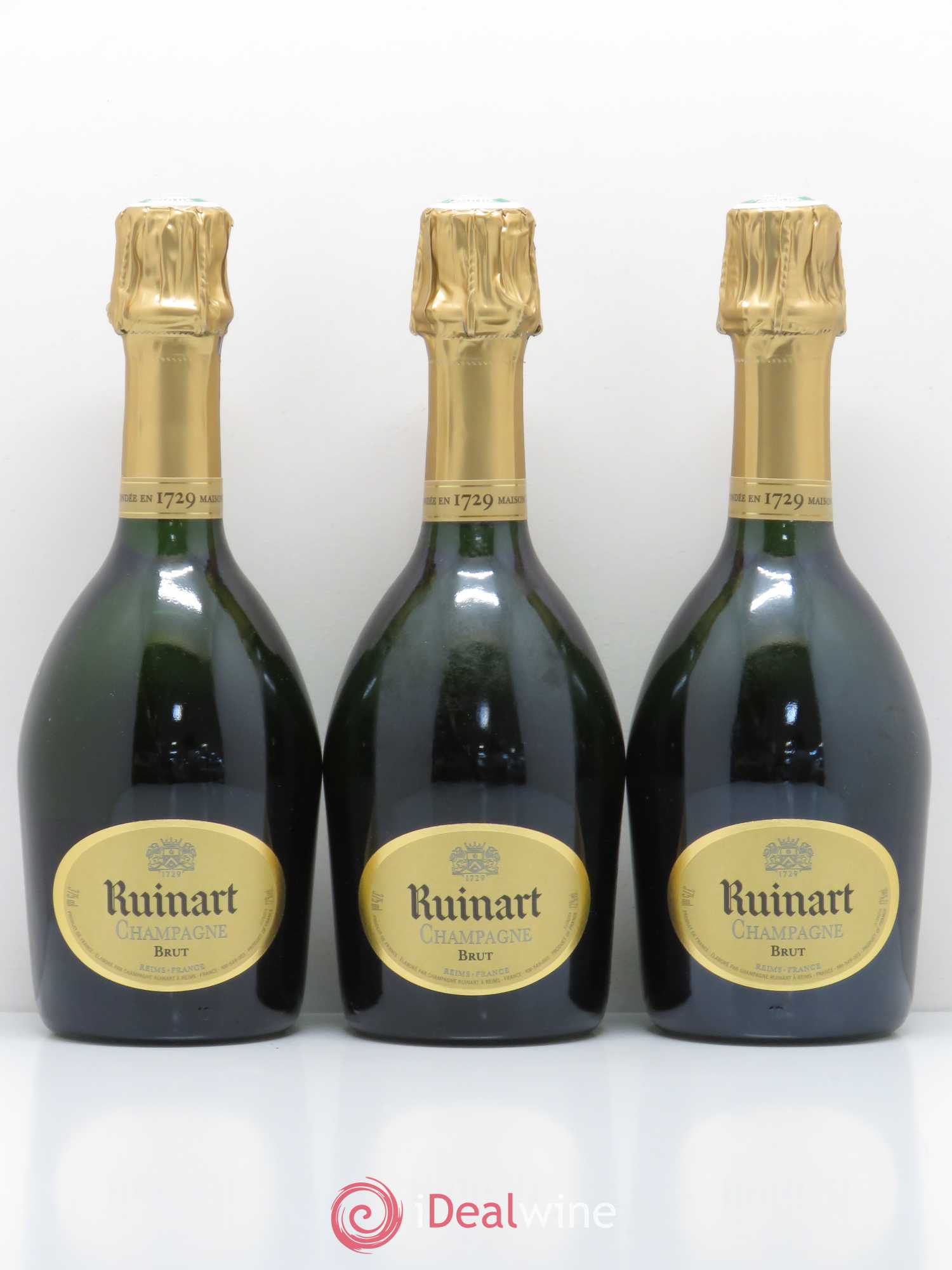 R de Ruinart Brut Ruinart - Lot de 3 demi bouteilles - 0