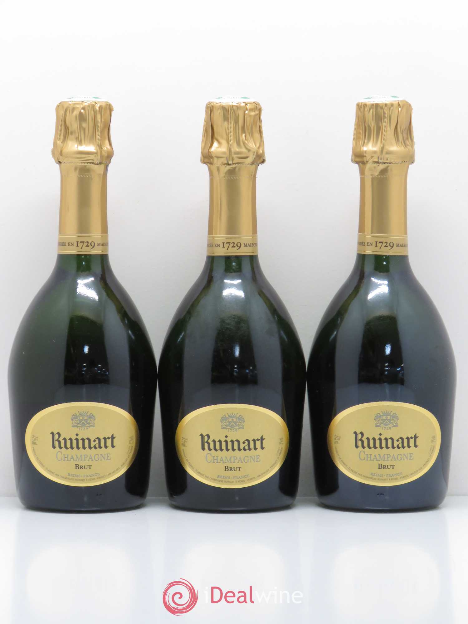 R de Ruinart Brut Ruinart - Lot de 3 demi bouteilles - 0