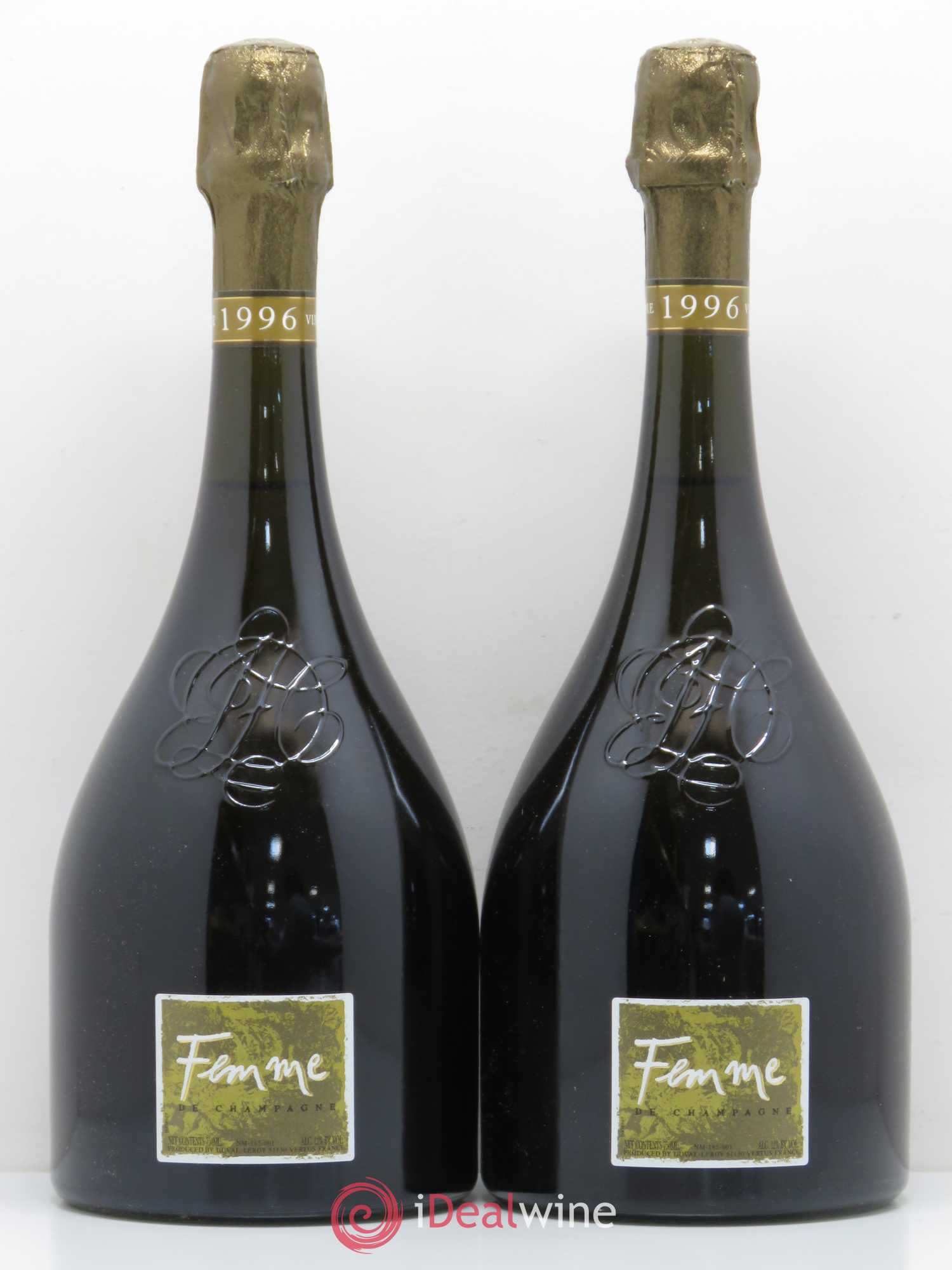 Brut Millésimé Duval-Leroy Cuvée Femme 1996 - Lot de 2 bouteilles - 0