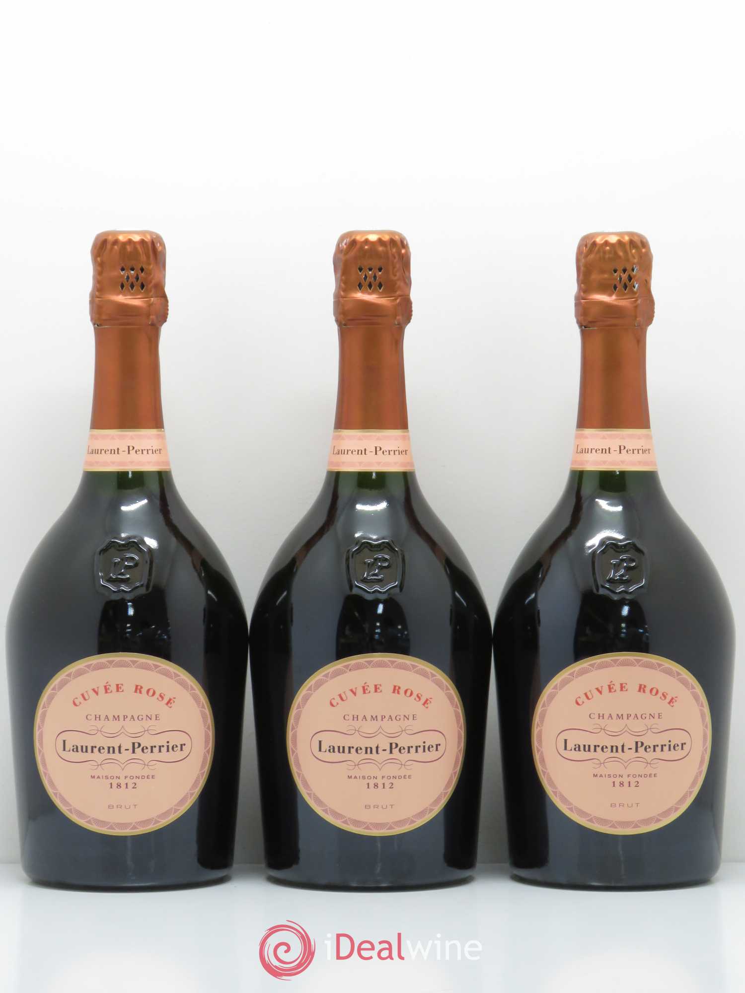 Rosé Brut Laurent Perrier - Lot de 3 bouteilles - 0