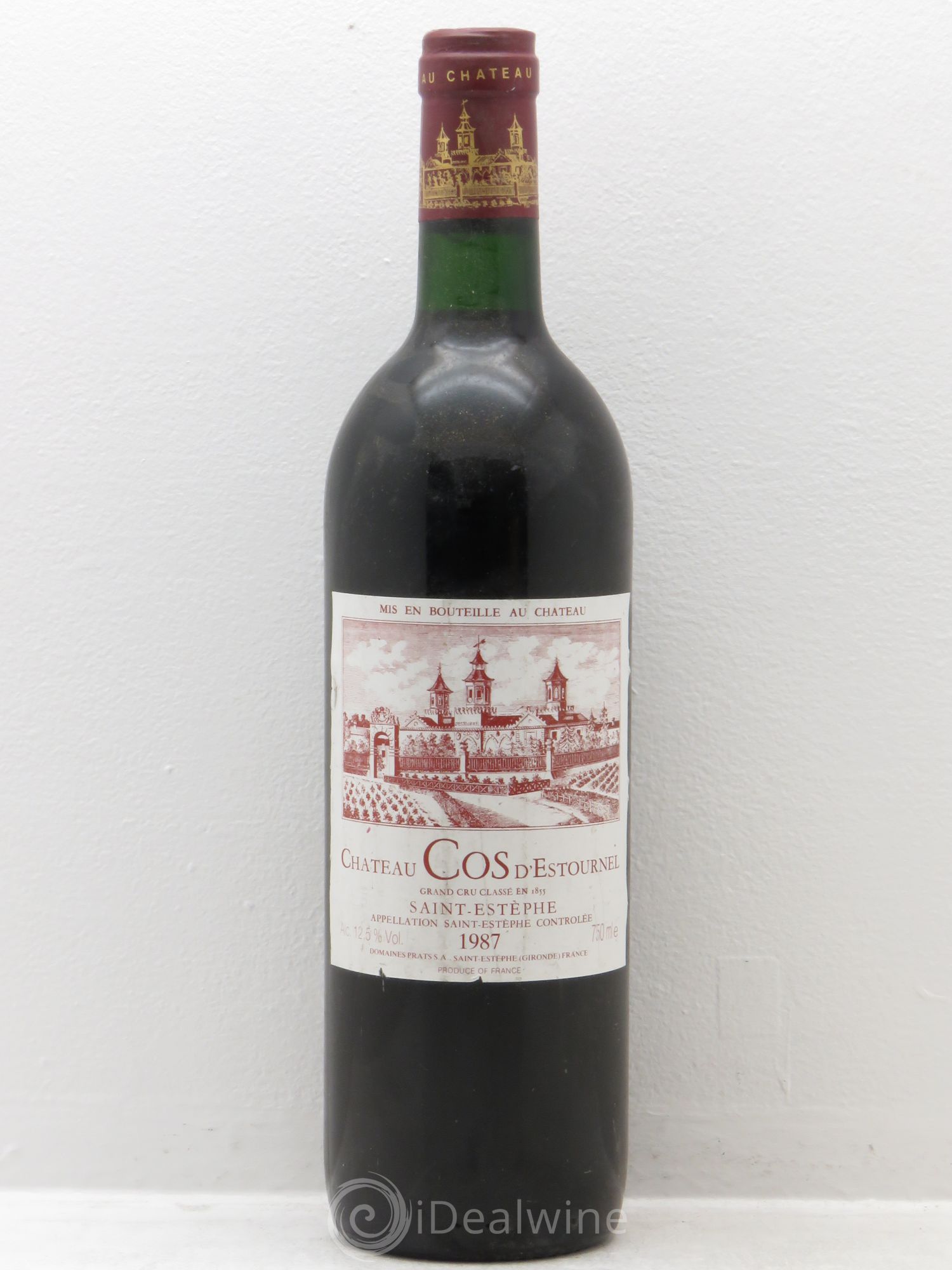 Cos d'Estournel 2ème Grand Cru Classé 1987 - Lot de 1 bouteille - 0