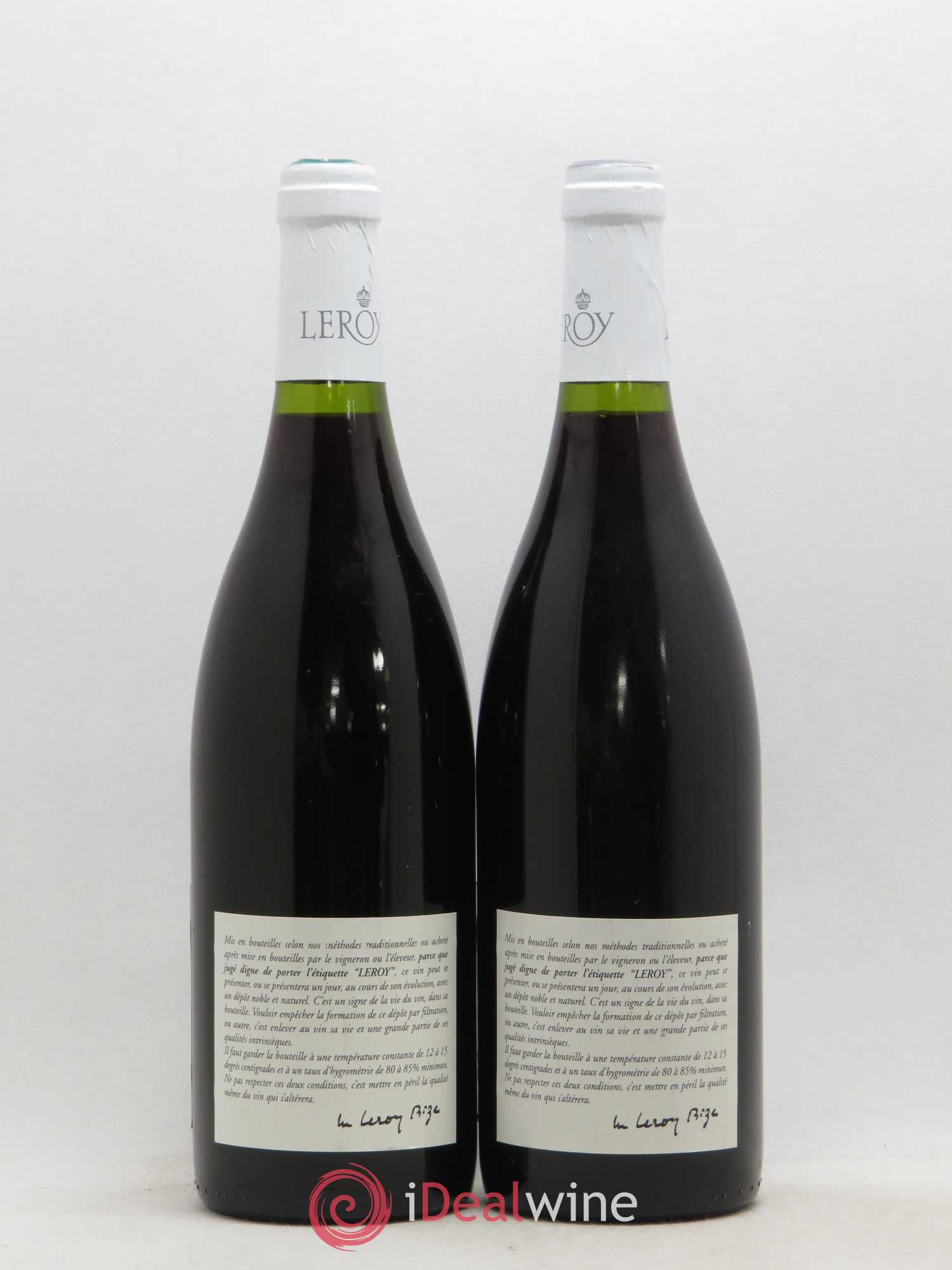 Saint-Aubin 1er Cru Leroy SA 1996 - Lot de 2 bouteilles - 1