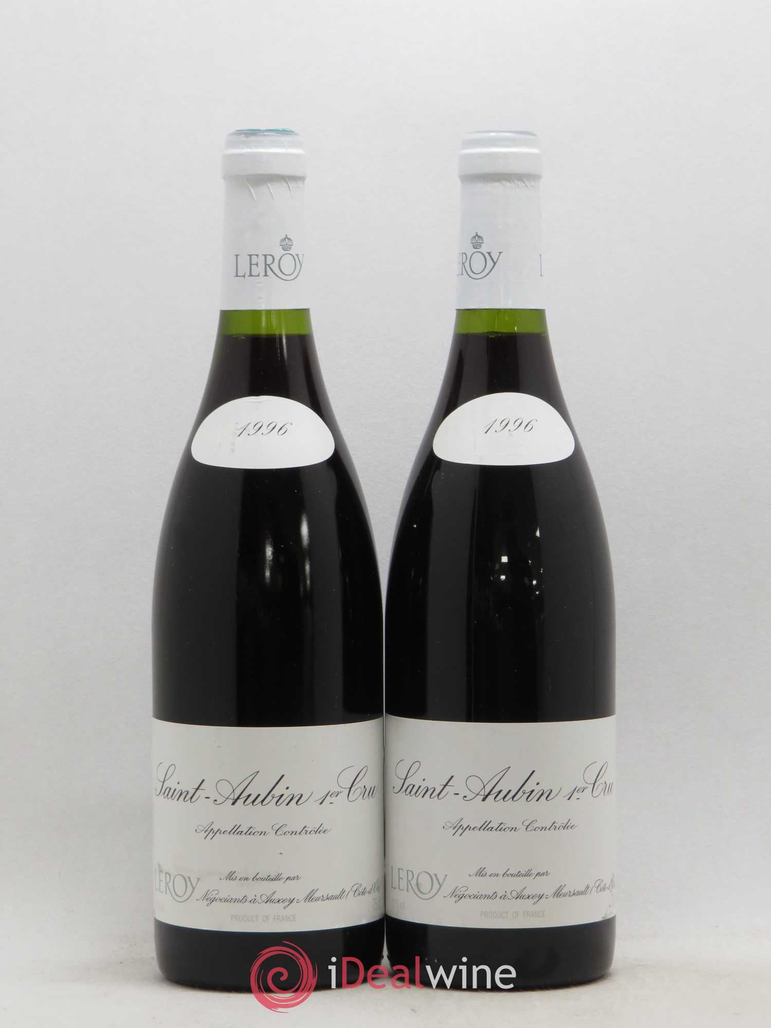 Saint-Aubin 1er Cru Leroy SA 1996 - Lot de 2 bouteilles - 0