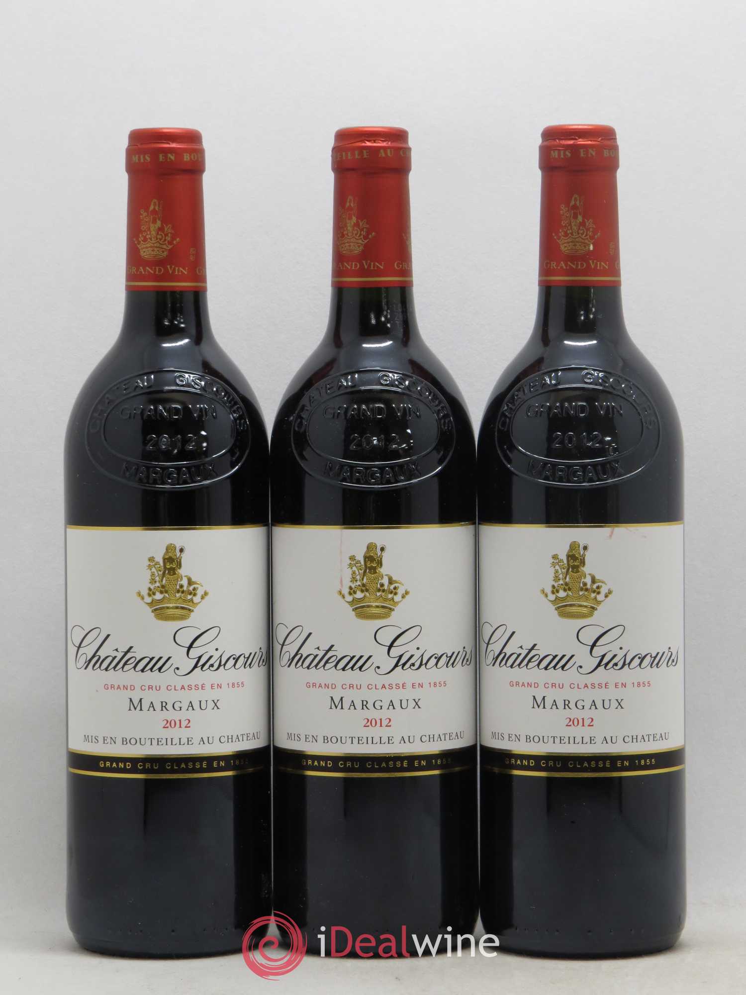 Château Giscours 3ème Grand Cru Classé 2012 - Lot de 3 bouteilles - 0