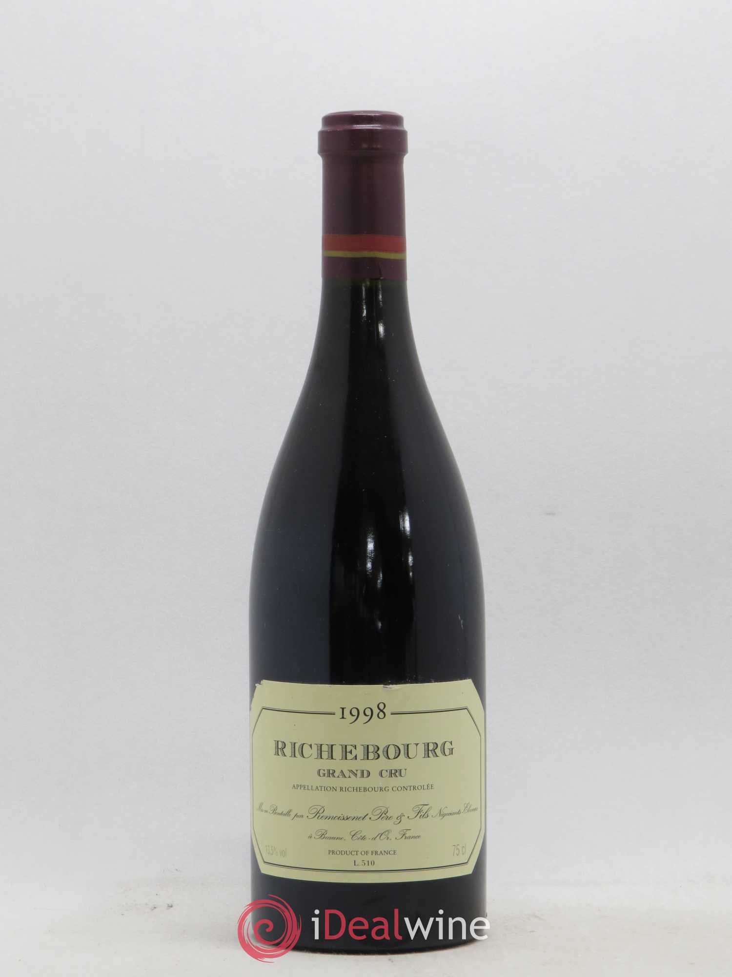 Richebourg Grand Cru Remoissenet Pere et Fils 1998 - Posten von 1 Flasche - 0