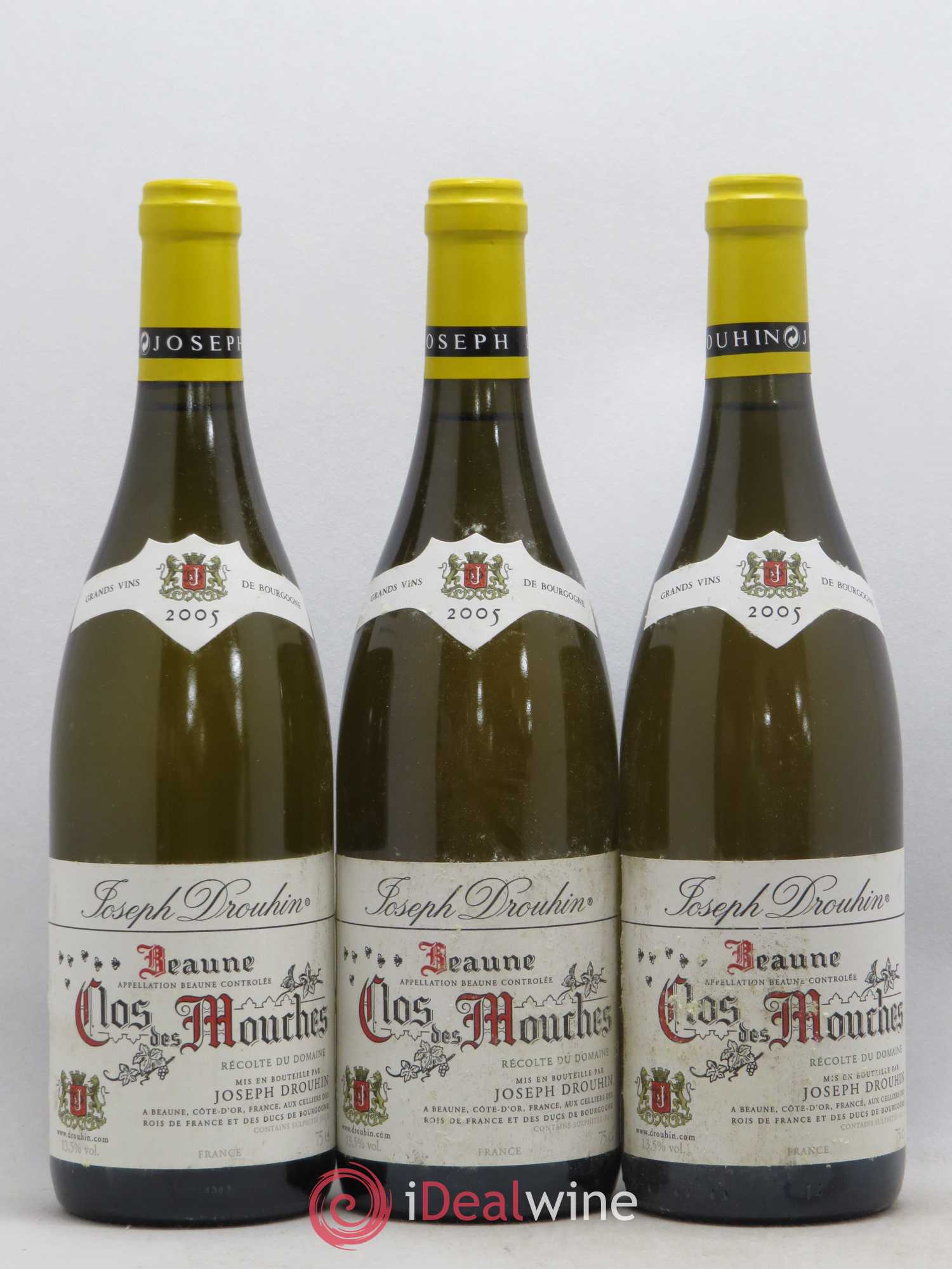 Beaune 1er Cru Clos des Mouches Joseph Drouhin 2005 - Lot de 3 bouteilles - 0