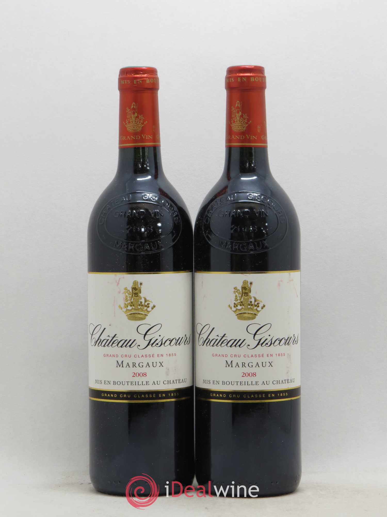 Château Giscours 3ème Grand Cru Classé 2008 - Lot de 2 bouteilles - 0