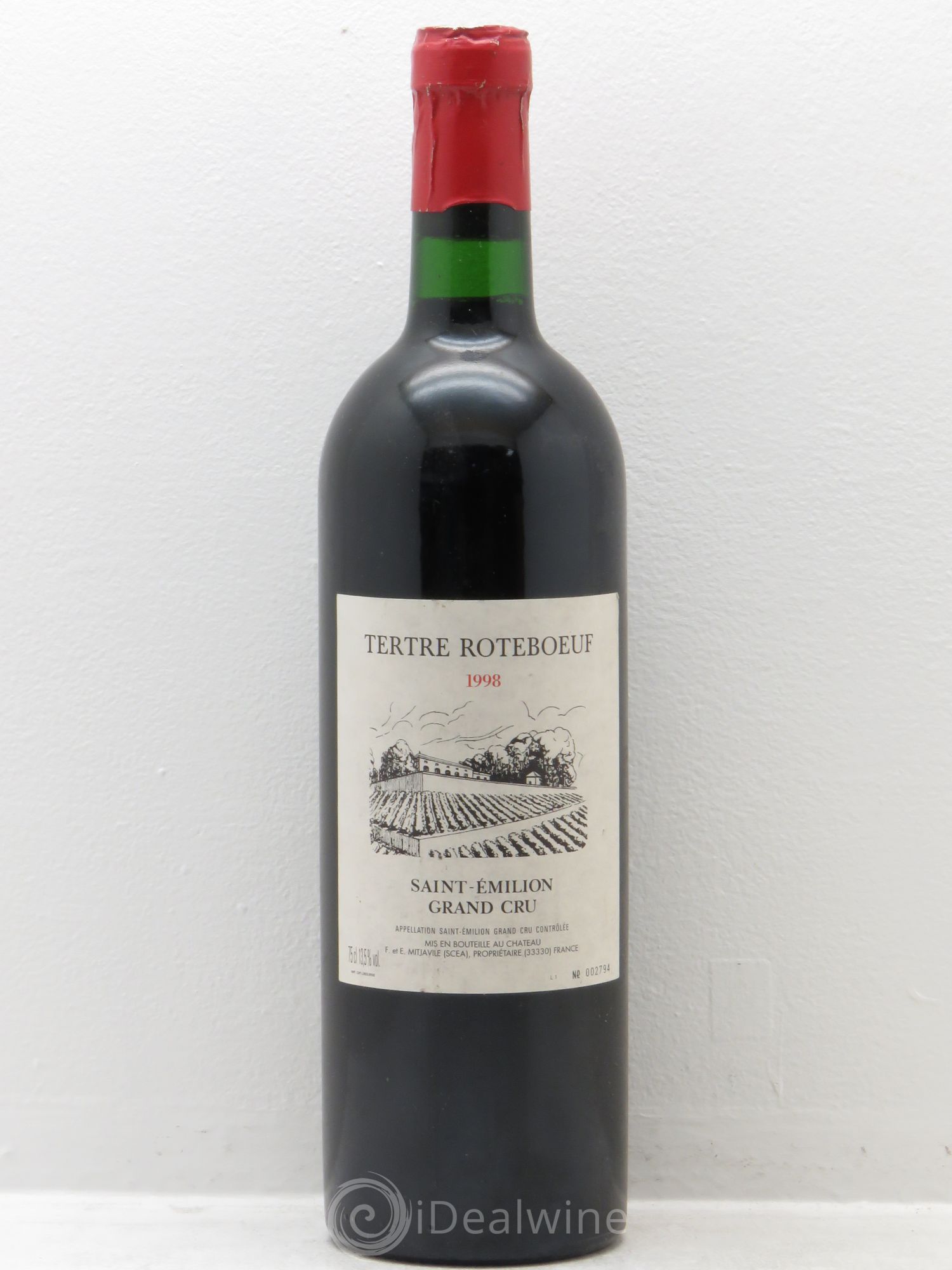 Château Tertre Roteboeuf 1998 - Posten von 1 Flasche - 0