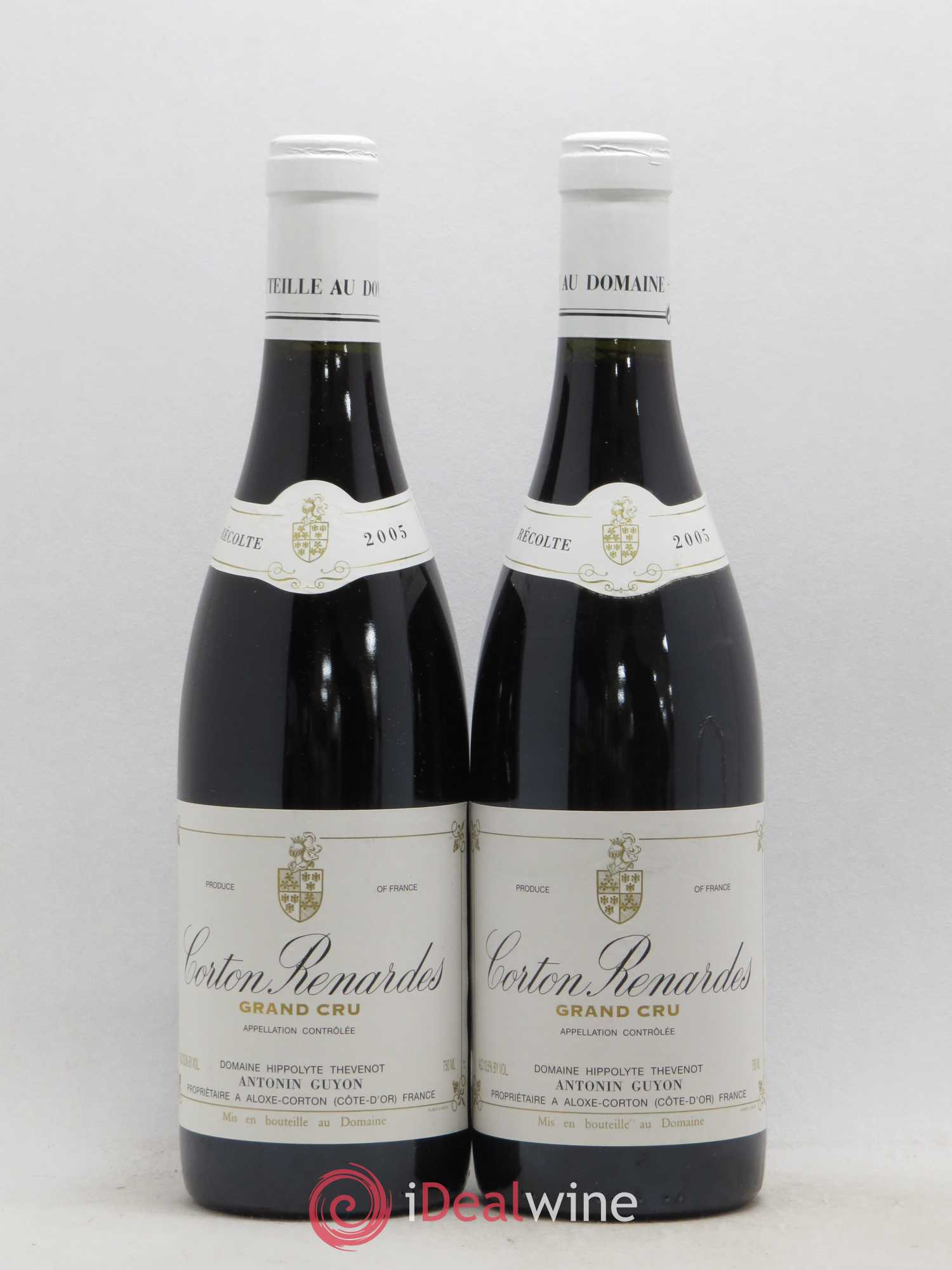 Corton Grand Cru Renardes Antonin Guyon 2005 - Lot de 2 bouteilles - 0