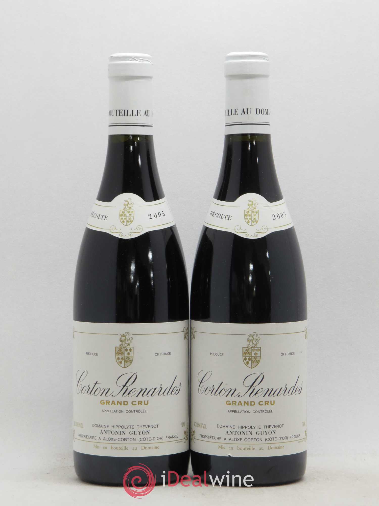 Corton Grand Cru Renardes Antonin Guyon 2005 - Lot de 2 bouteilles - 0