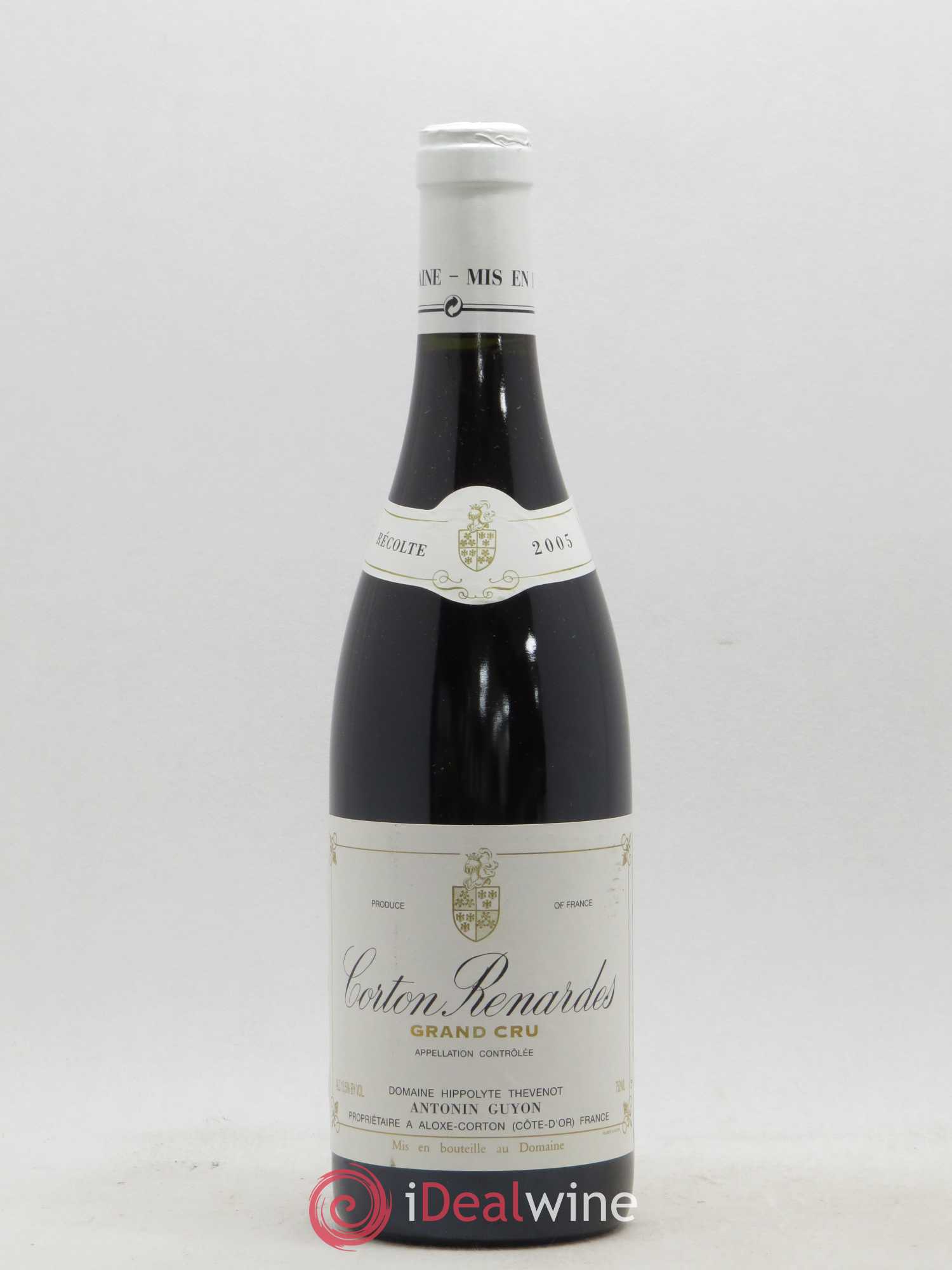 Corton Grand Cru Renardes Antonin Guyon 2005 - Lot de 1 bouteille - 0