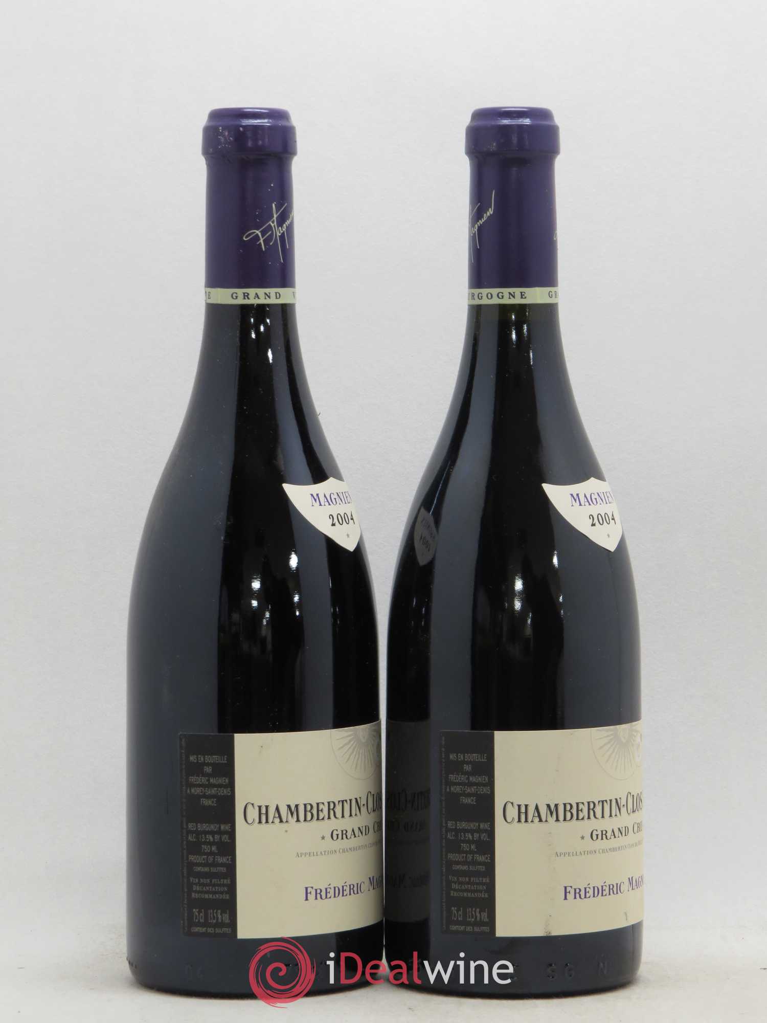Chambertin Clos de Bèze Grand Cru Frédéric Magnien 2004 - Lot de 2 bouteilles - 1