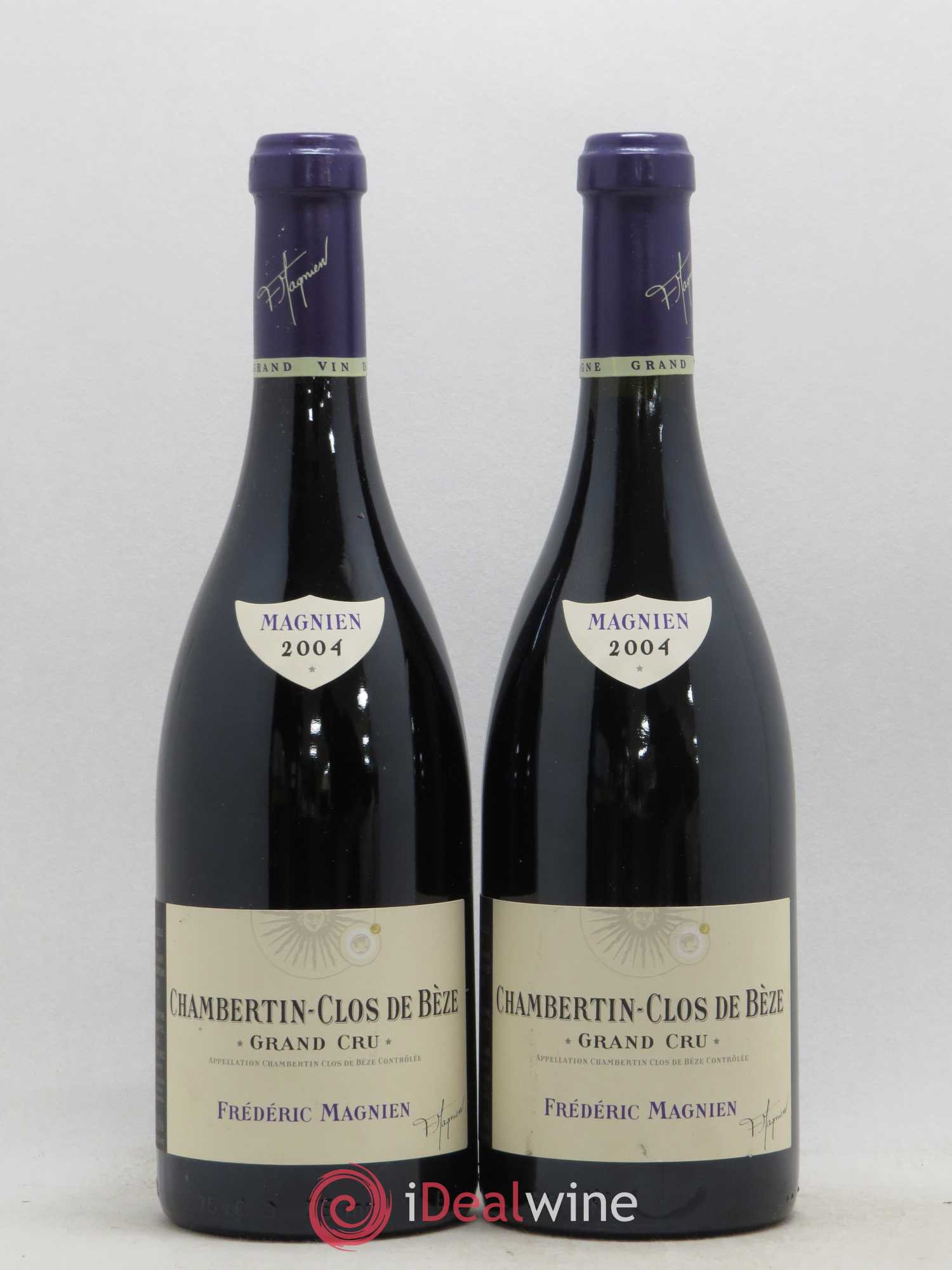 Chambertin Clos de Bèze Grand Cru Frédéric Magnien 2004 - Lot de 2 bouteilles - 0