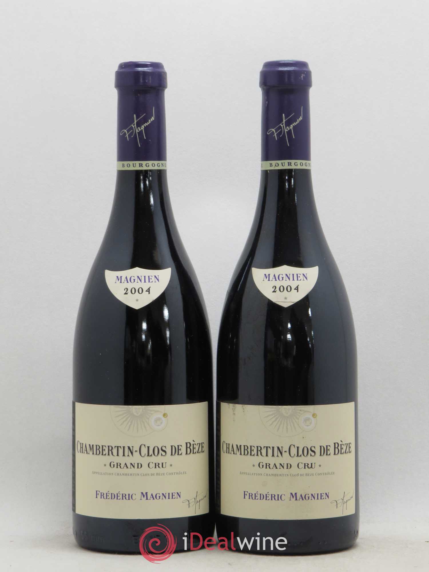 Chambertin Clos de Bèze Grand Cru Frédéric Magnien 2004 - Lot de 2 bouteilles - 0