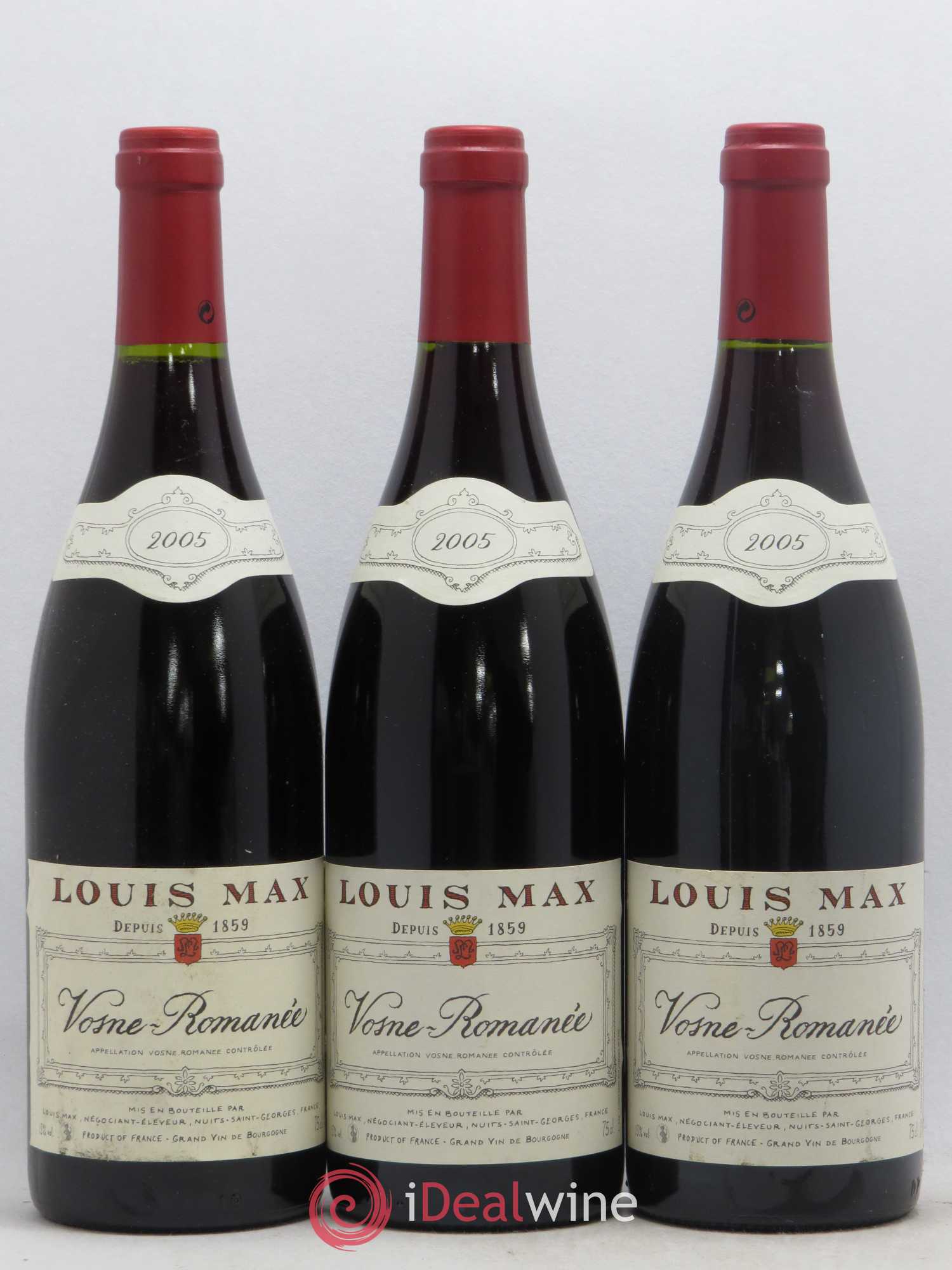 Vosne-Romanée Louis Max 2005 - Lot de 3 bouteilles - 0