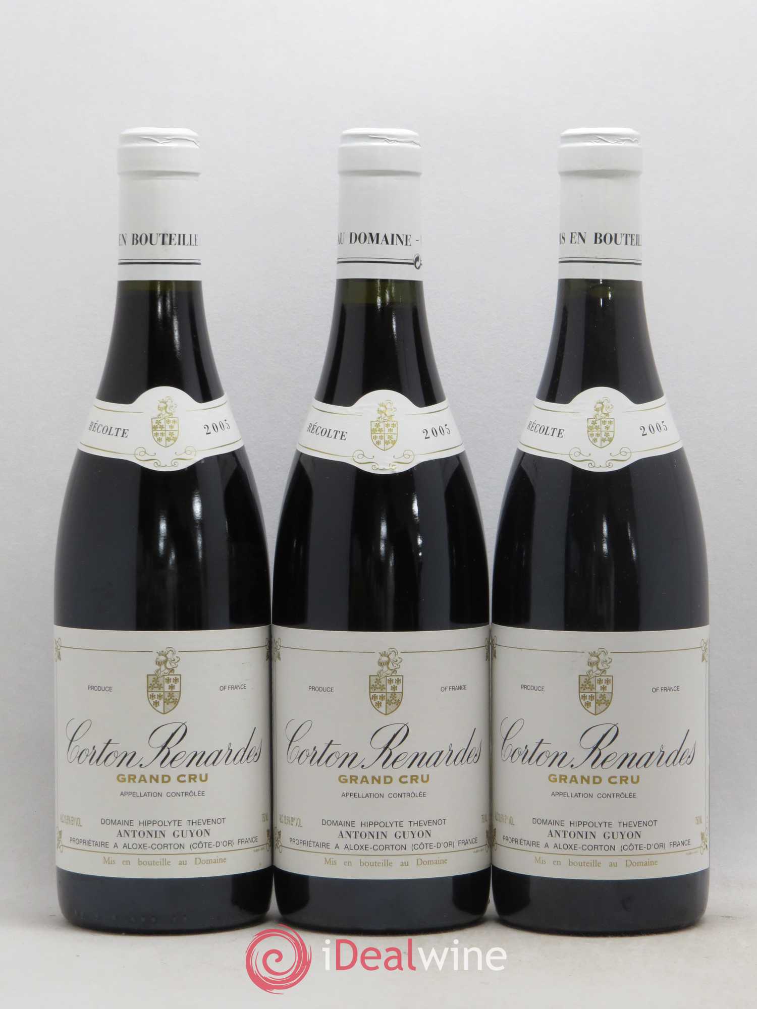 Corton Grand Cru Renardes Antonin Guyon 2005 - Lot de 6 bouteilles - 1