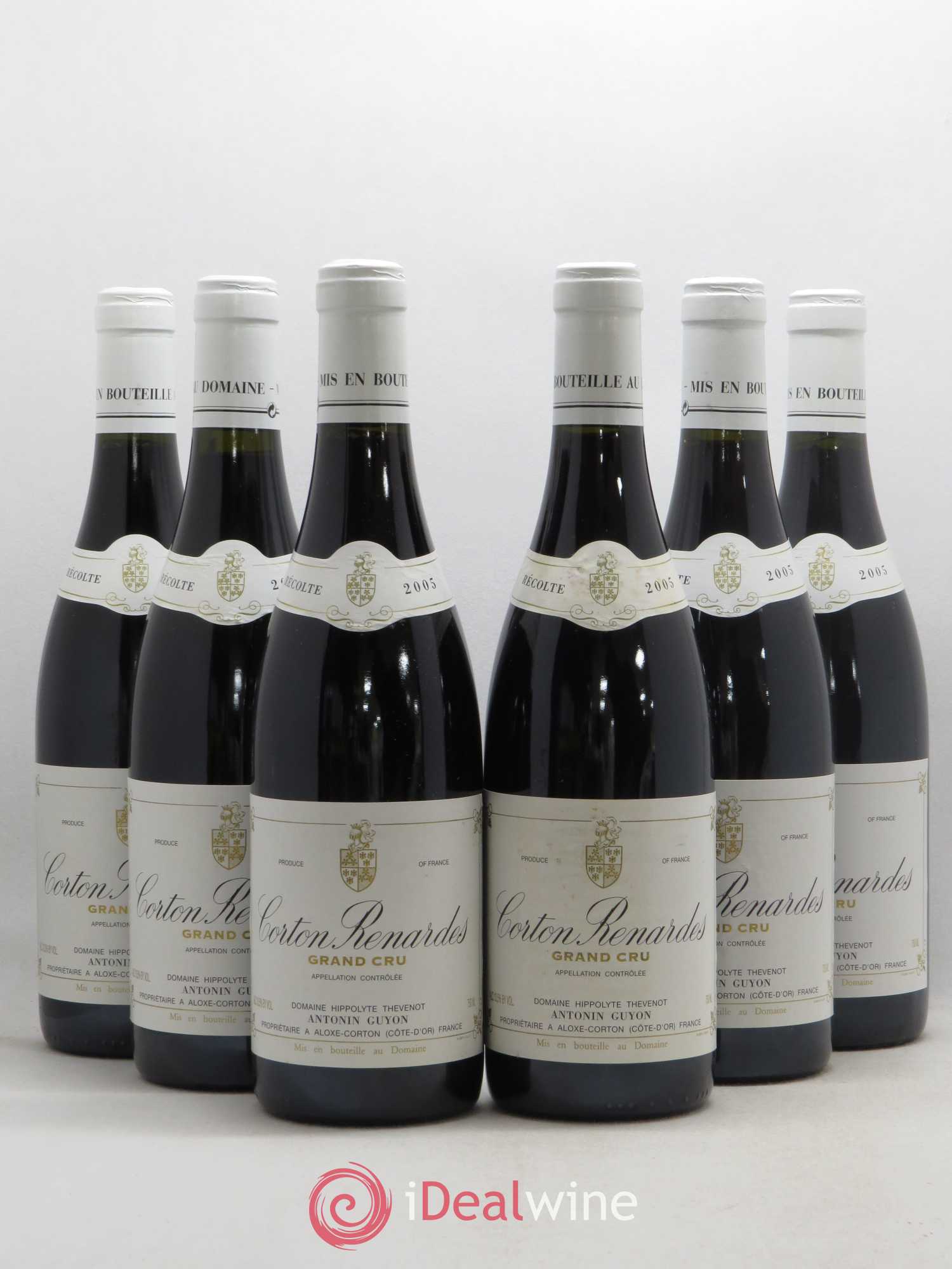Corton Grand Cru Renardes Antonin Guyon 2005 - Lot de 6 bouteilles - 0
