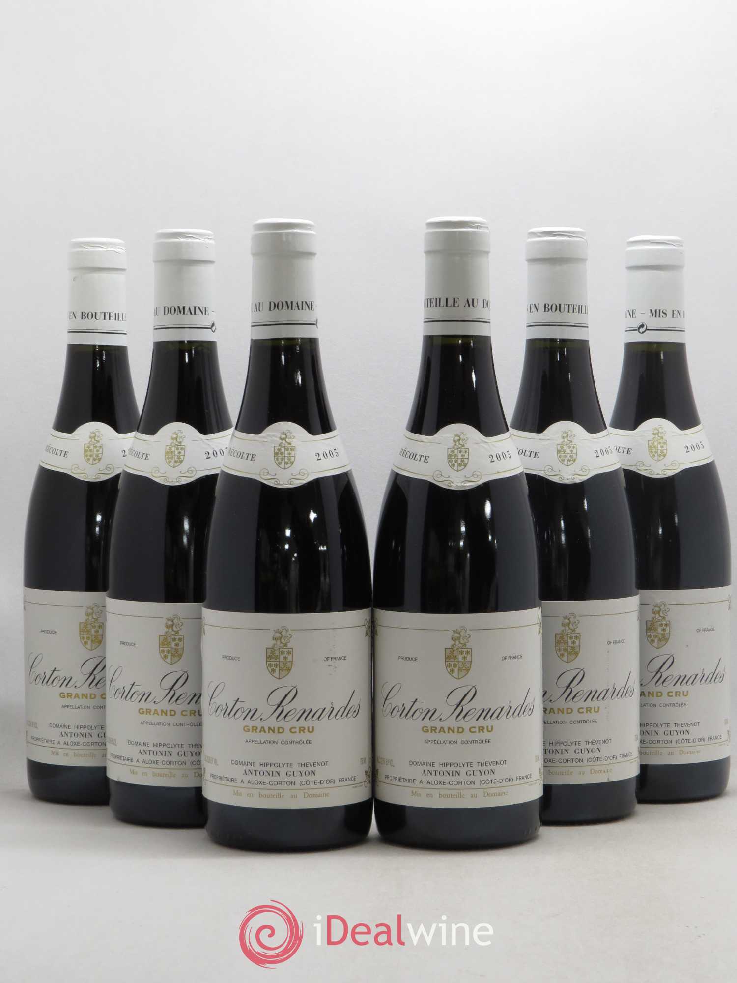 Corton Grand Cru Renardes Antonin Guyon 2005 - Lot de 6 bouteilles - 0