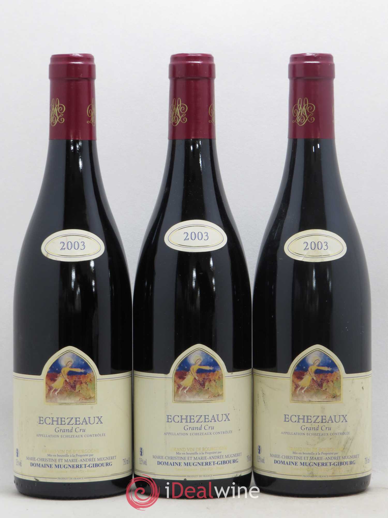 Echezeaux Grand Cru Mugneret-Gibourg (Domaine) 2003 - Lot de 3 bouteilles - 0