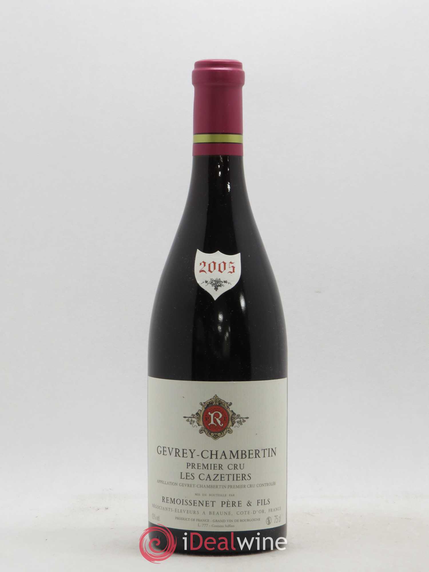 Gevrey-Chambertin 1er Cru Les Cazetiers Remoissenet 2005 - Posten von 1 Flasche - 0