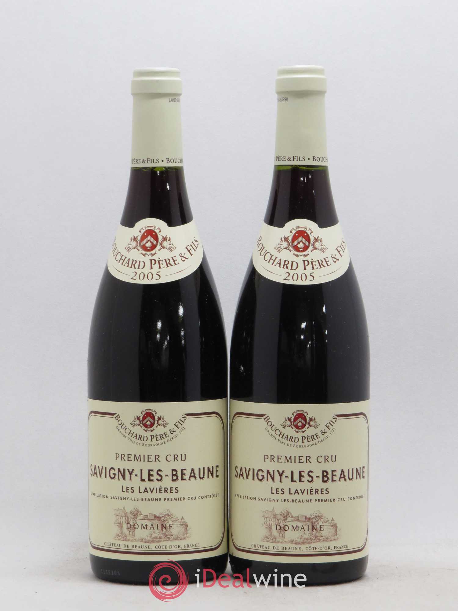 Savigny-lès-Beaune 1er Cru Les Lavières Bouchard Père & Fils 2005 - Lot de 2 bouteilles - 0