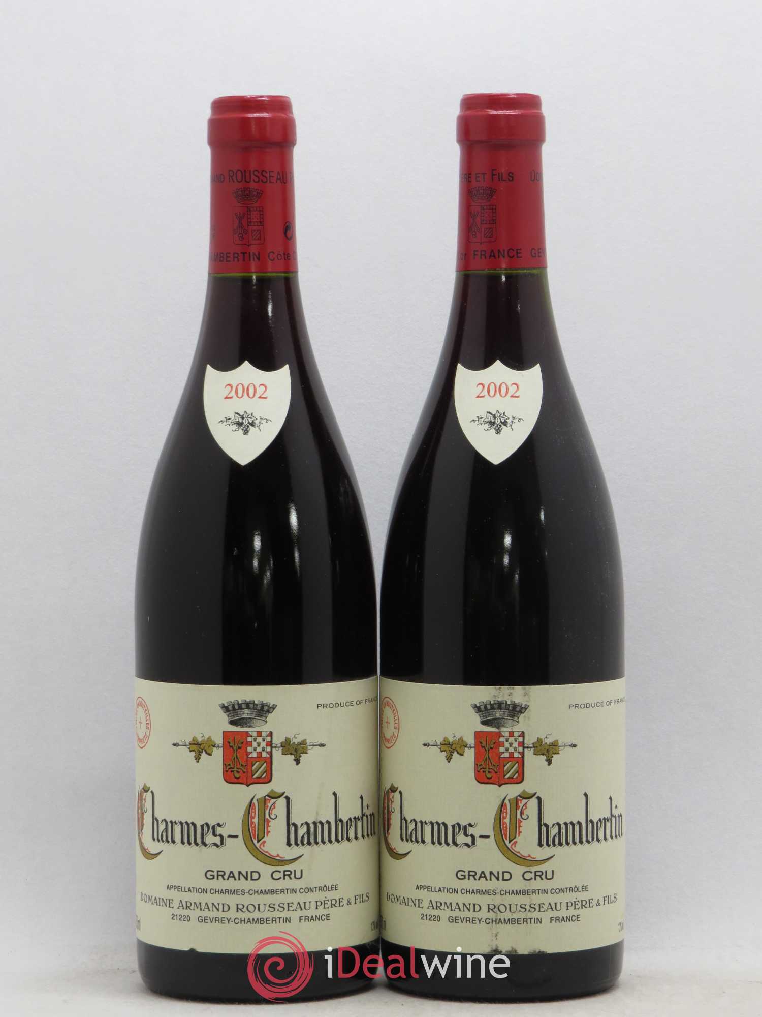 Charmes-Chambertin Grand Cru Armand Rousseau (Domaine) 2002 - Lot de 2 bouteilles - 0