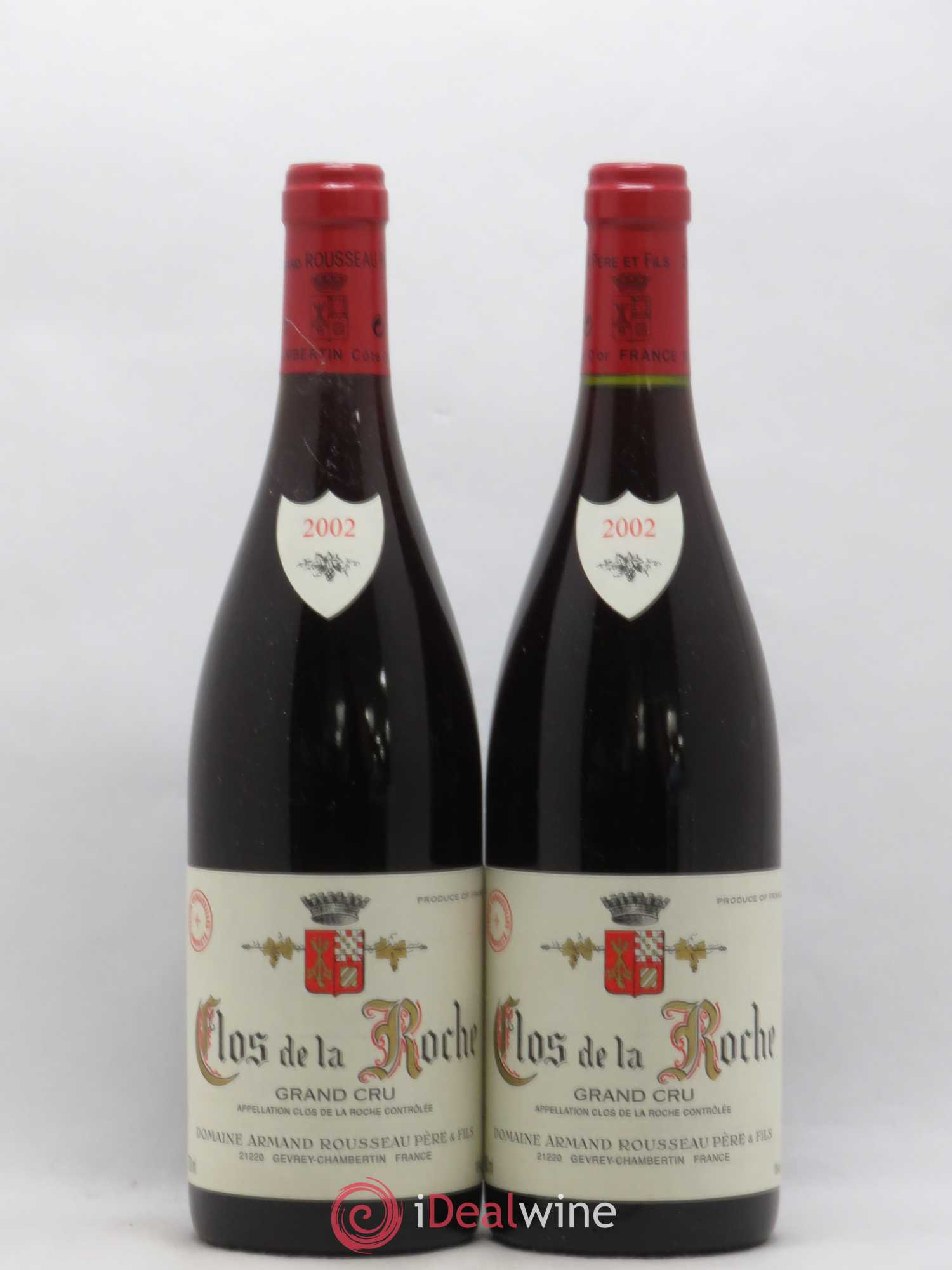 Clos de la Roche Grand Cru Armand Rousseau (Domaine) 2002 - Posten von 2 Flaschen - 0