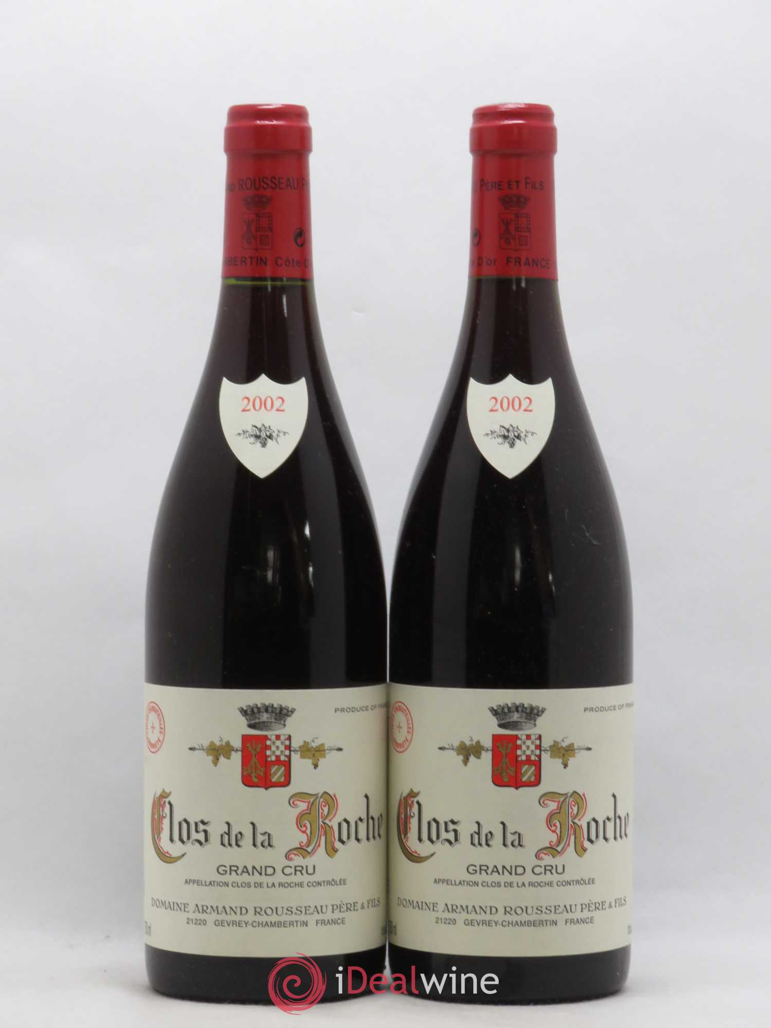 Clos de la Roche Grand Cru Armand Rousseau (Domaine) 2002 - Posten von 2 Flaschen - 0