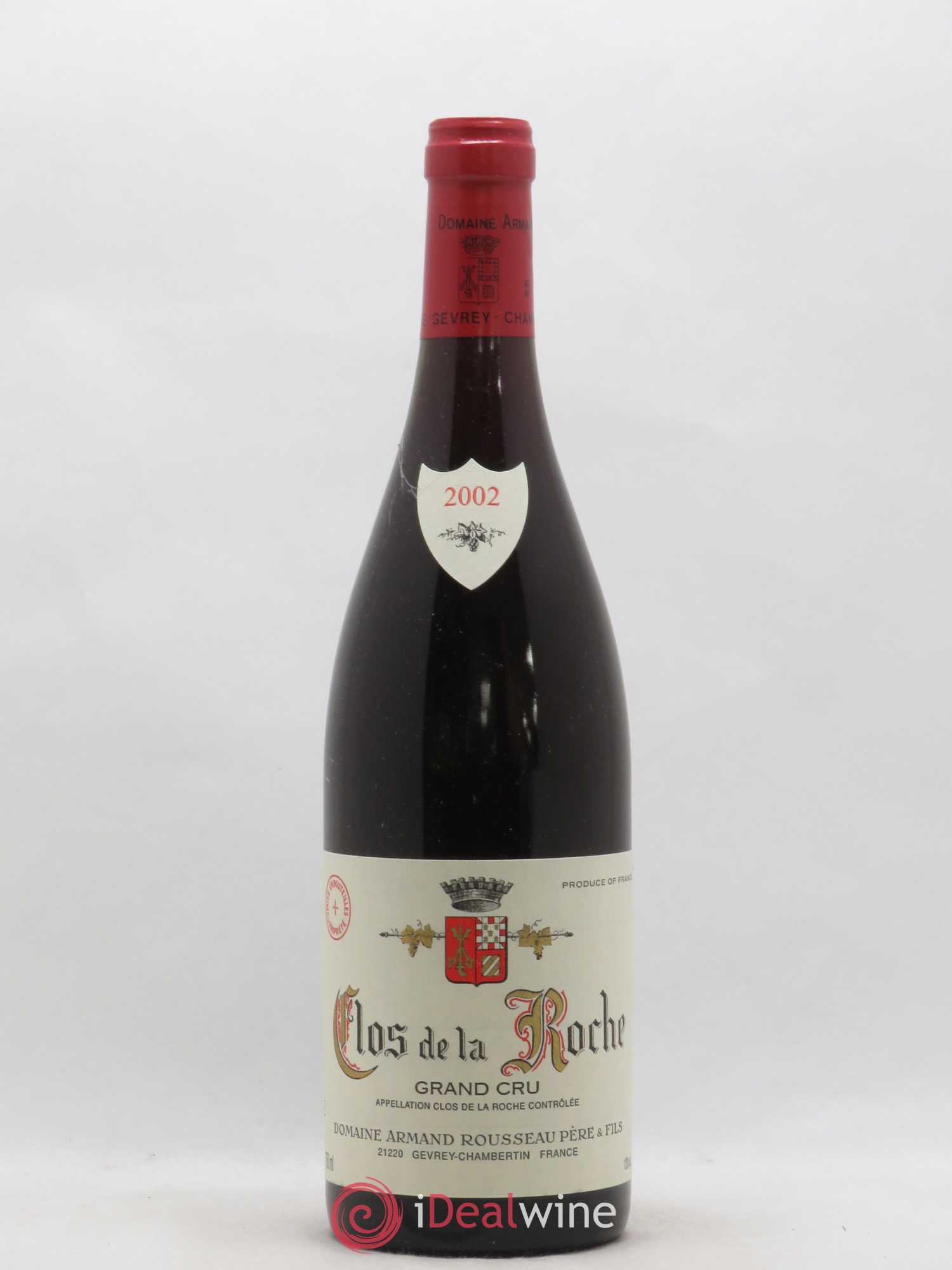 Clos de la Roche Grand Cru Armand Rousseau (Domaine) 2002 - Lot de 1 bouteille - 0