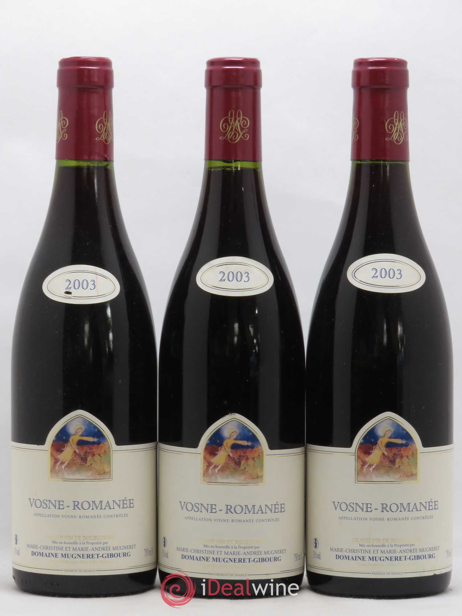 Vosne-Romanée Mugneret-Gibourg (Domaine) 2003 - Lot de 3 bouteilles - 0